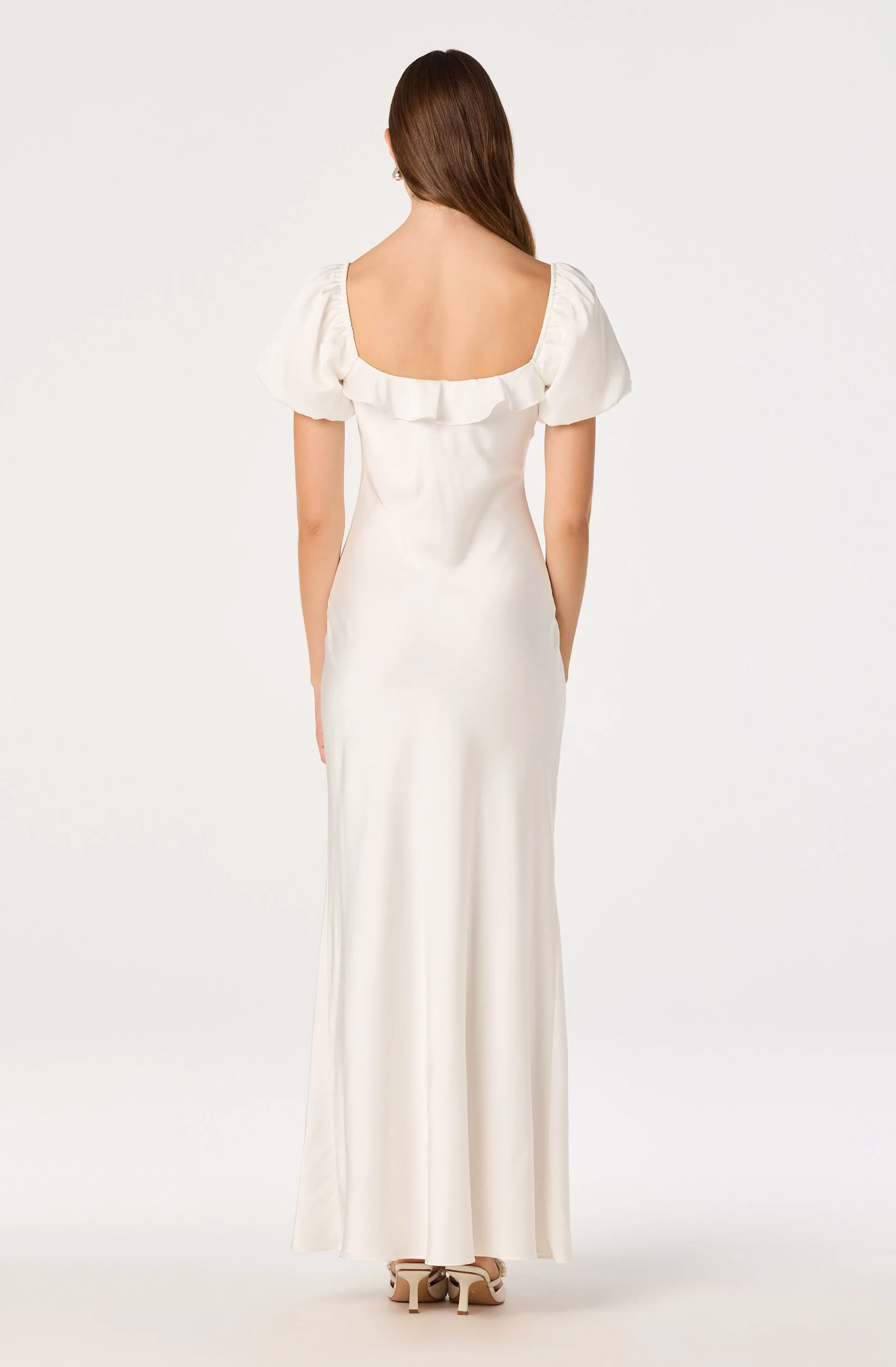 Bethrose 3D Rose Satin Maxi Dress - Image 9