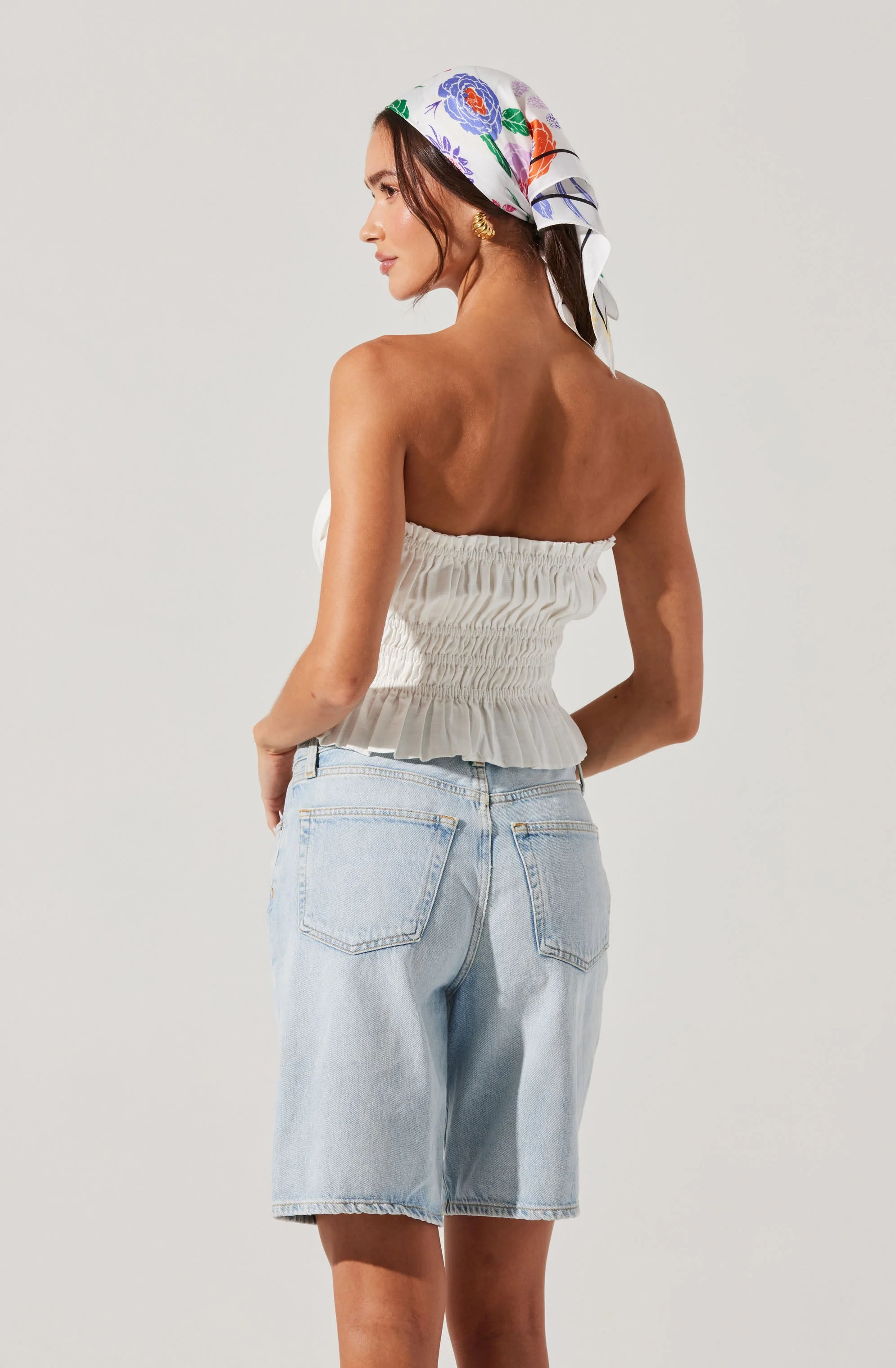 Biffy Smocked Tube Top - Image 3