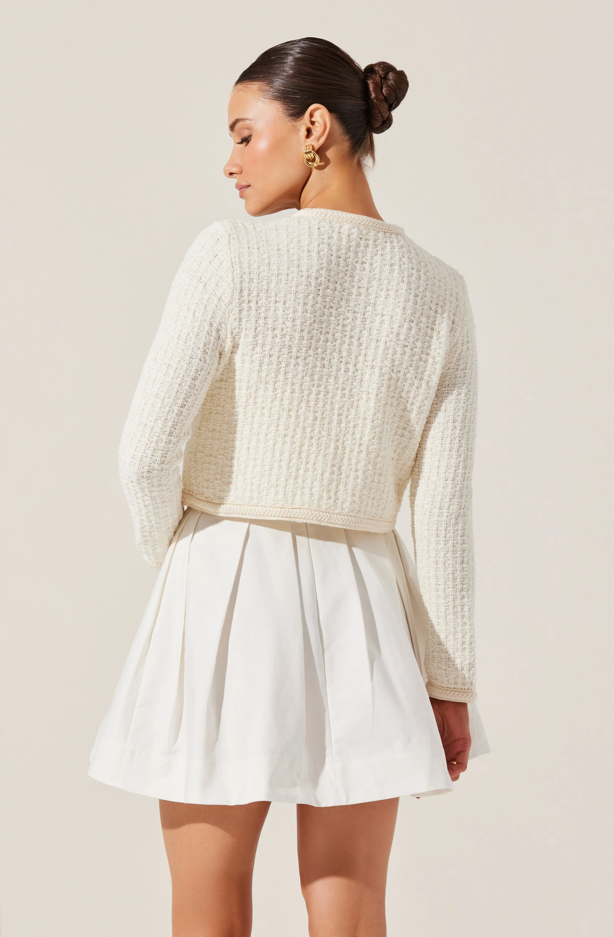 Blaise Pearl Button Cardigan - Image 4
