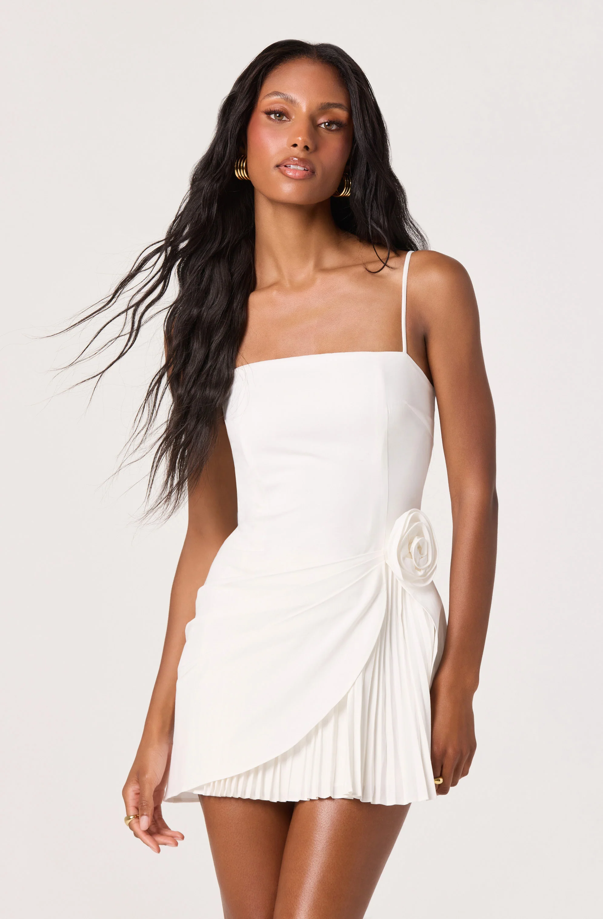 Blake Pleated Mini Dress - Image 7