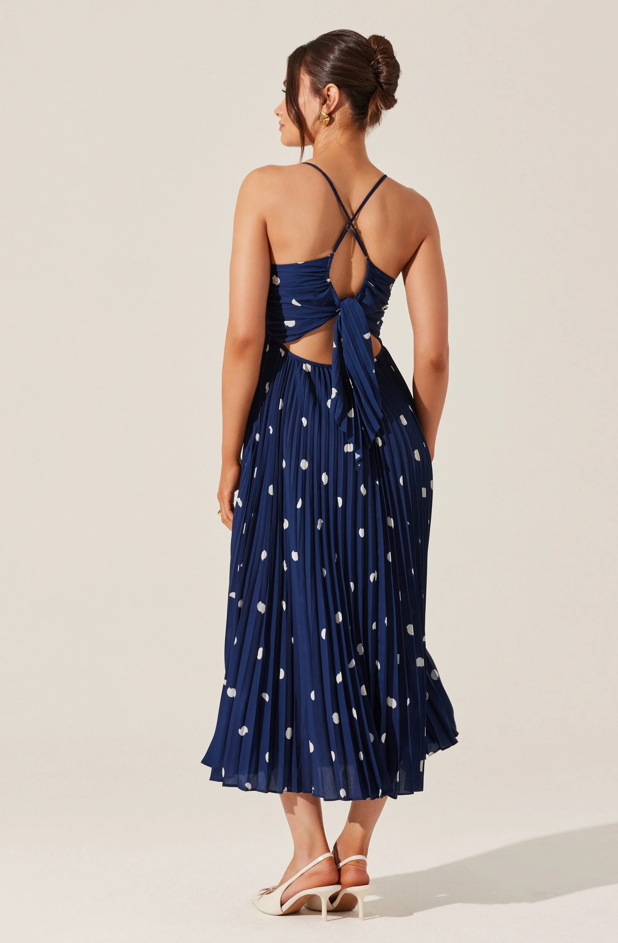 Blythe Floral Plisse Midi Dress - Image 76