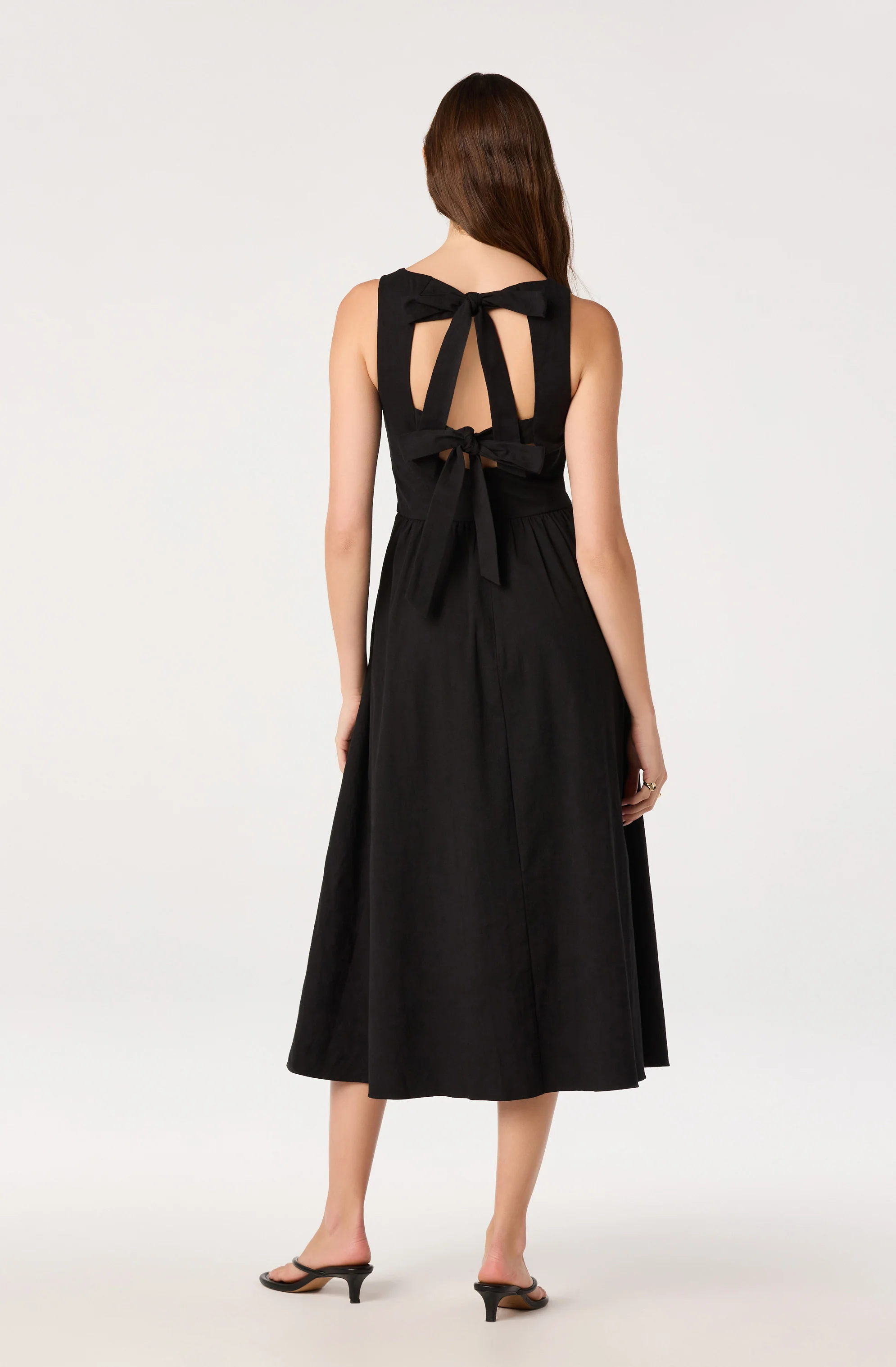 Bow Back Apron Midi Dress - Image 9