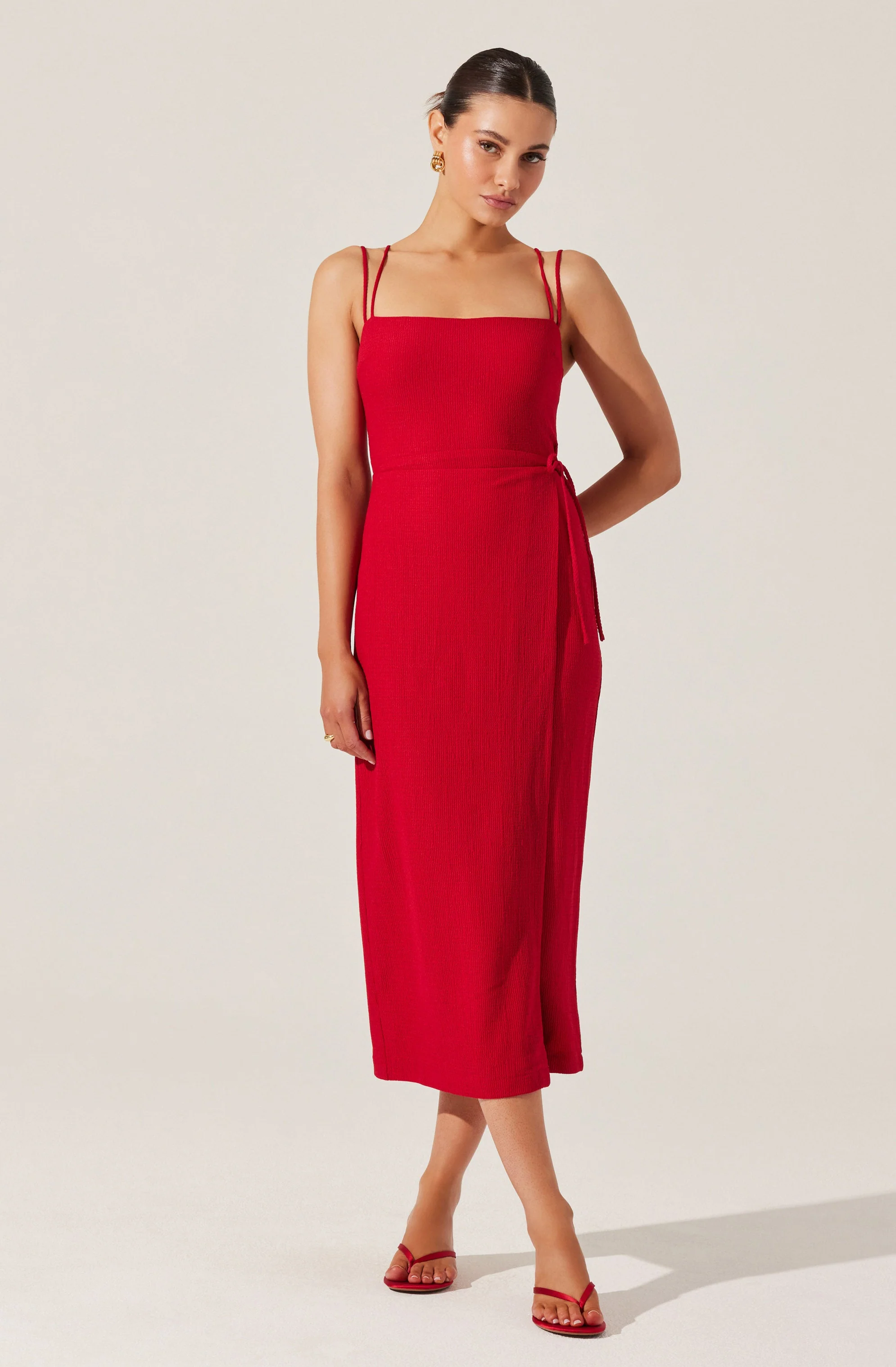 Brinda Wrap Midi Dress - Image 3