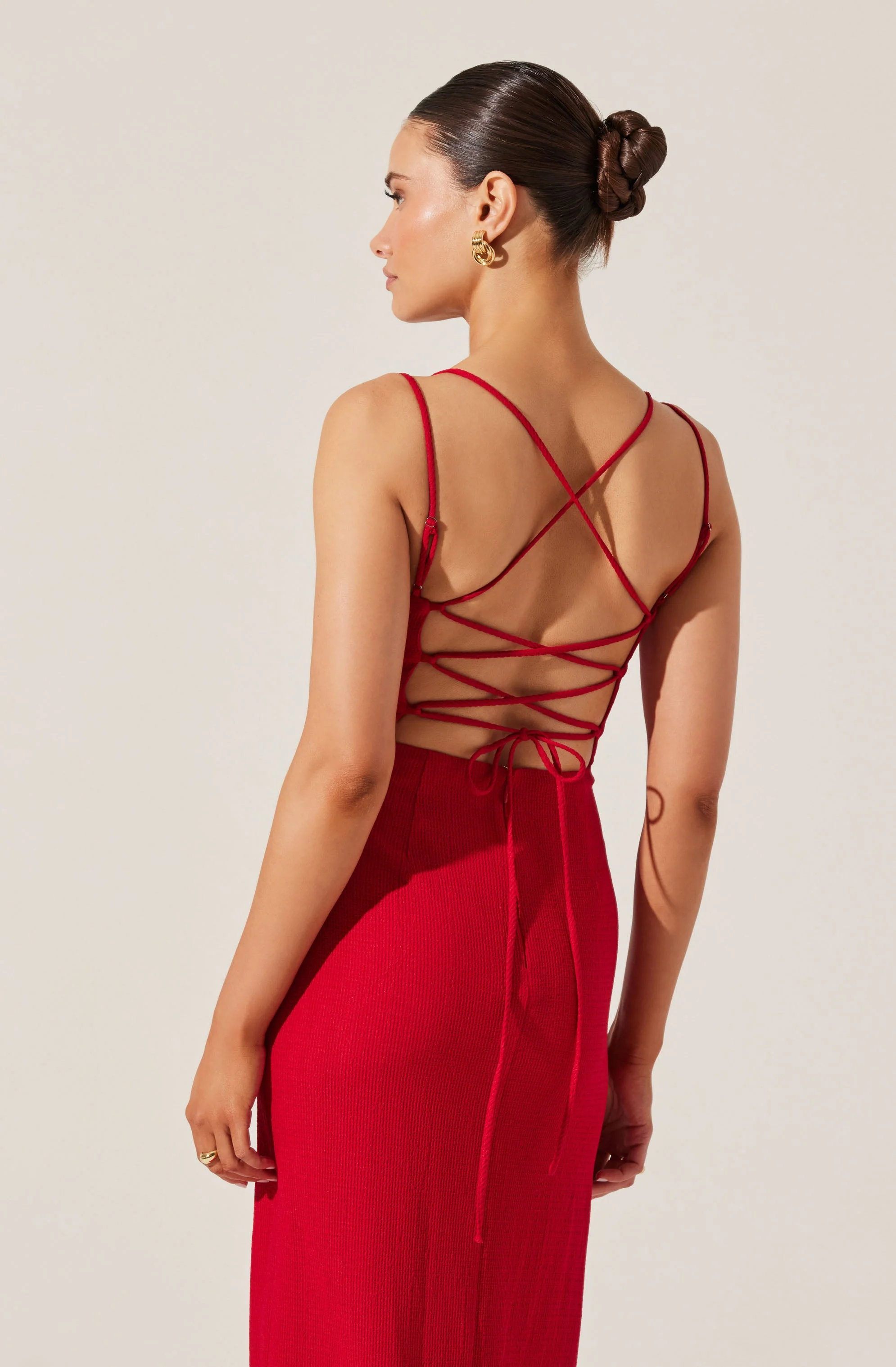 Brinda Wrap Midi Dress - Image 4