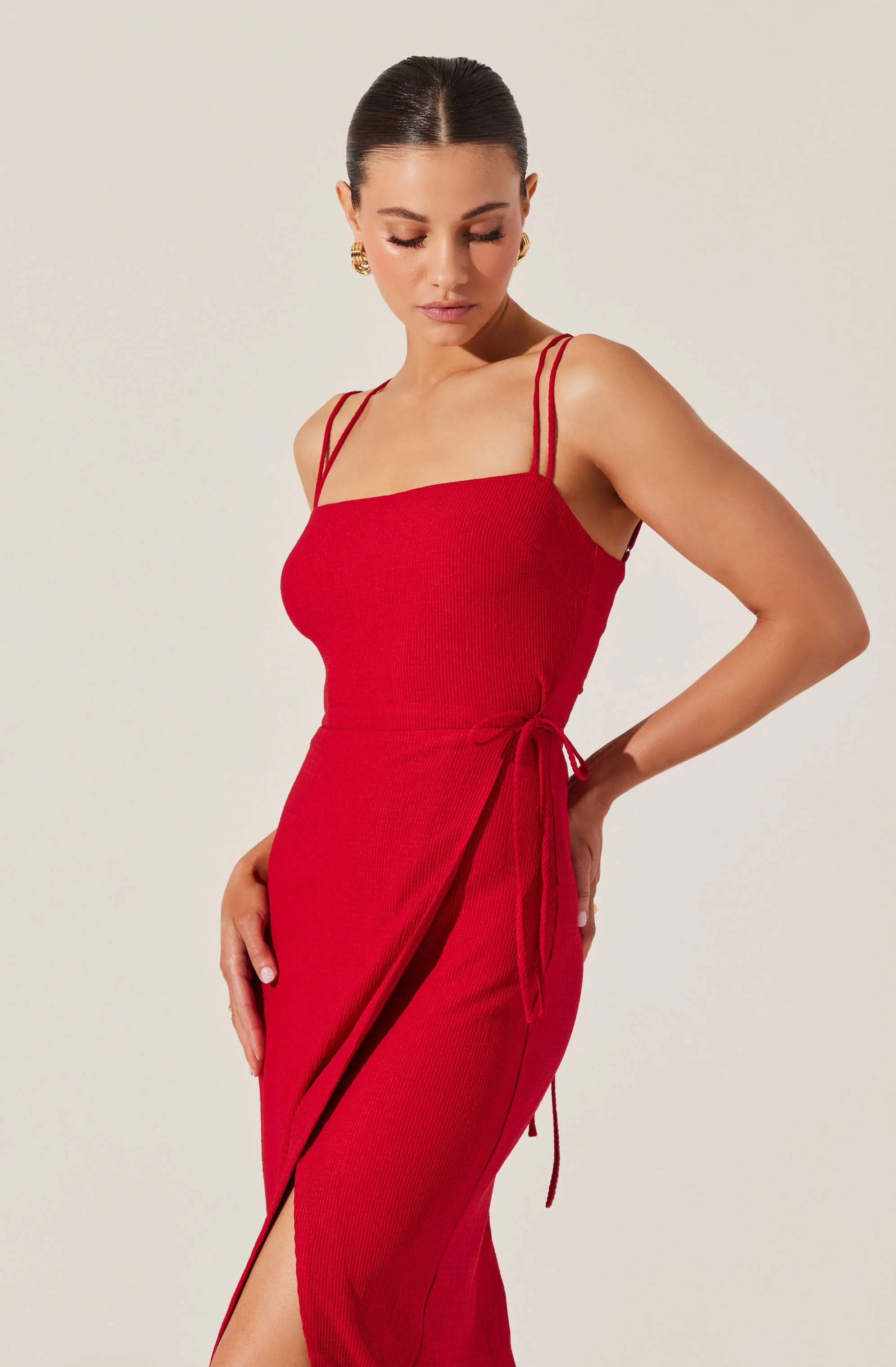 Brinda Wrap Midi Dress - Image 5