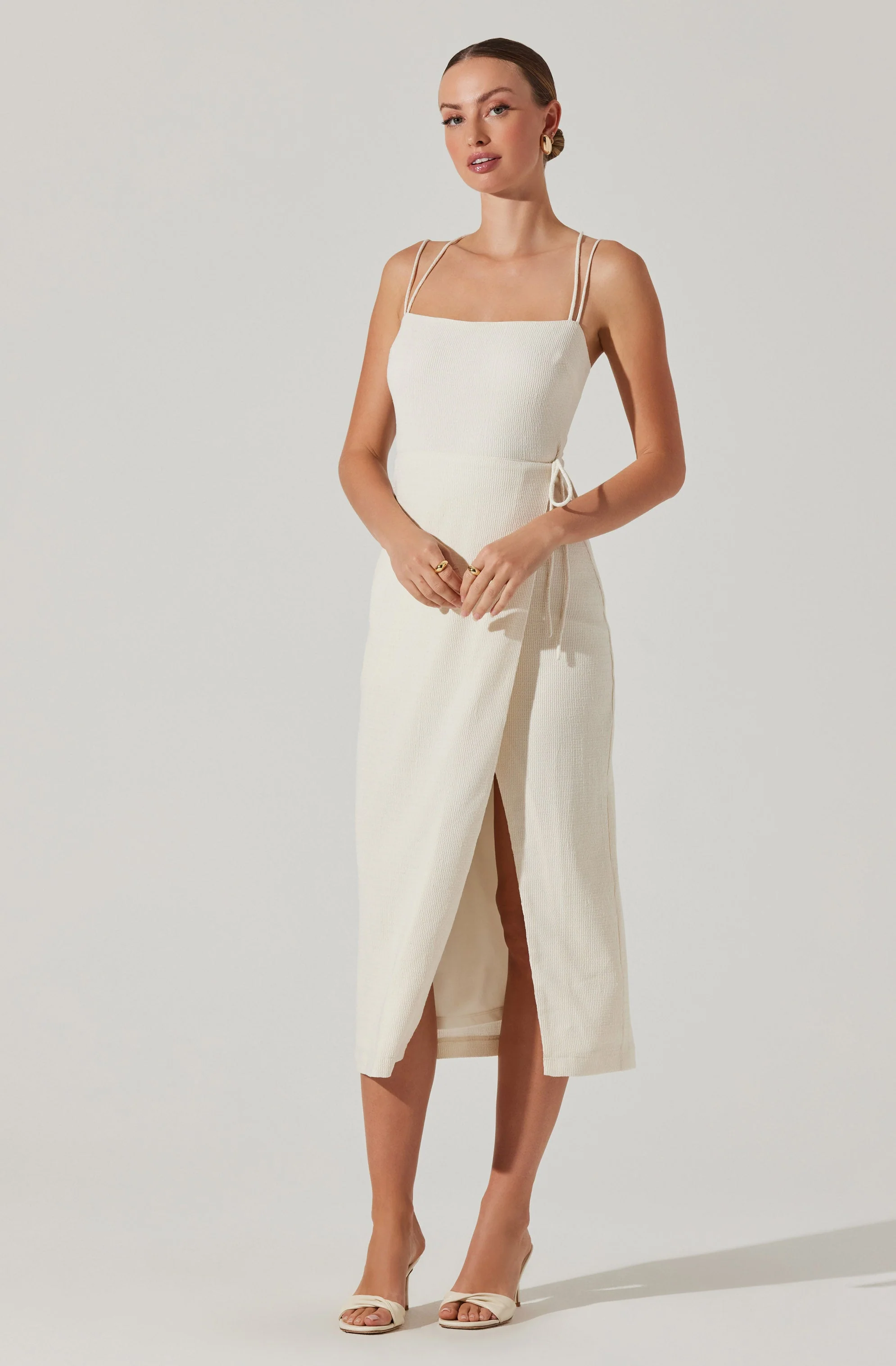 Brinda Wrap Midi Dress - Image 9