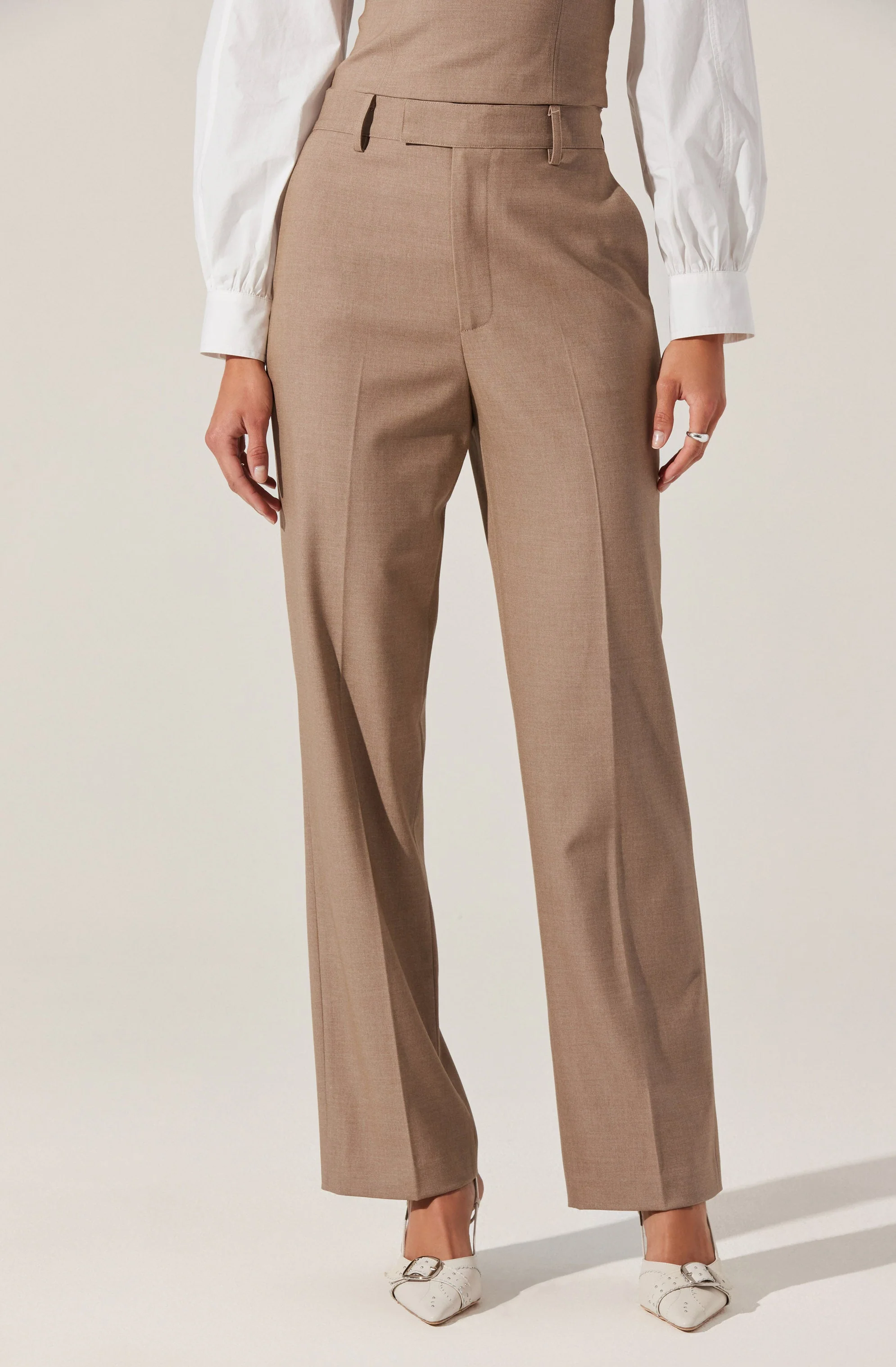 Brooks Pleated Tailored Pants - Image 2