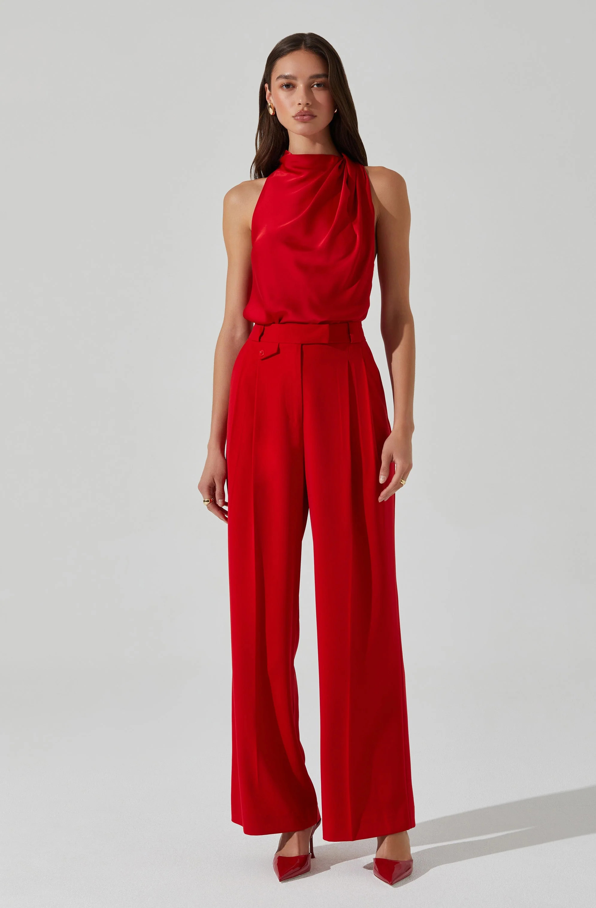 Bryony High Waisted Trouser Pants - Image 3