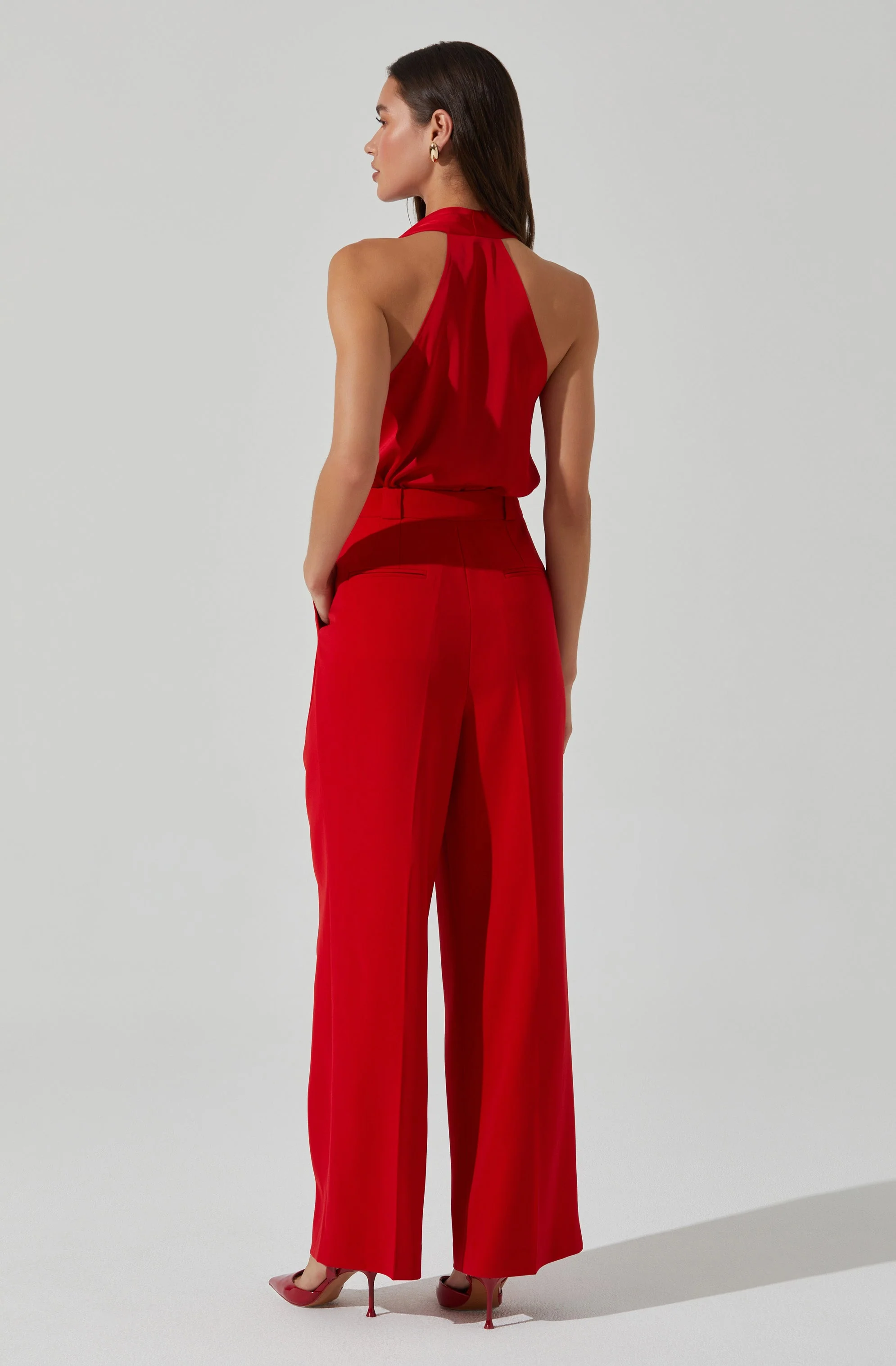 Bryony High Waisted Trouser Pants - Image 5