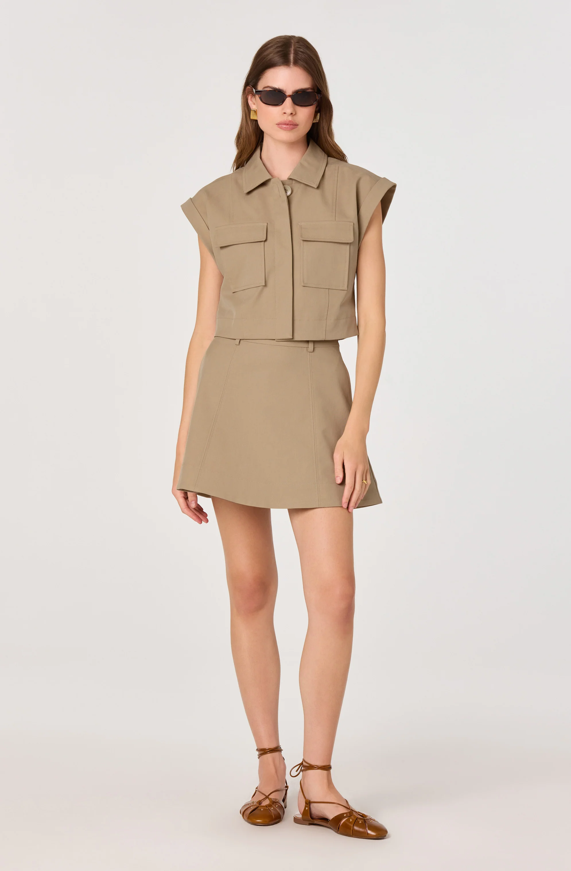 Cairn Woven A-Line Mini Skirt - Image 6