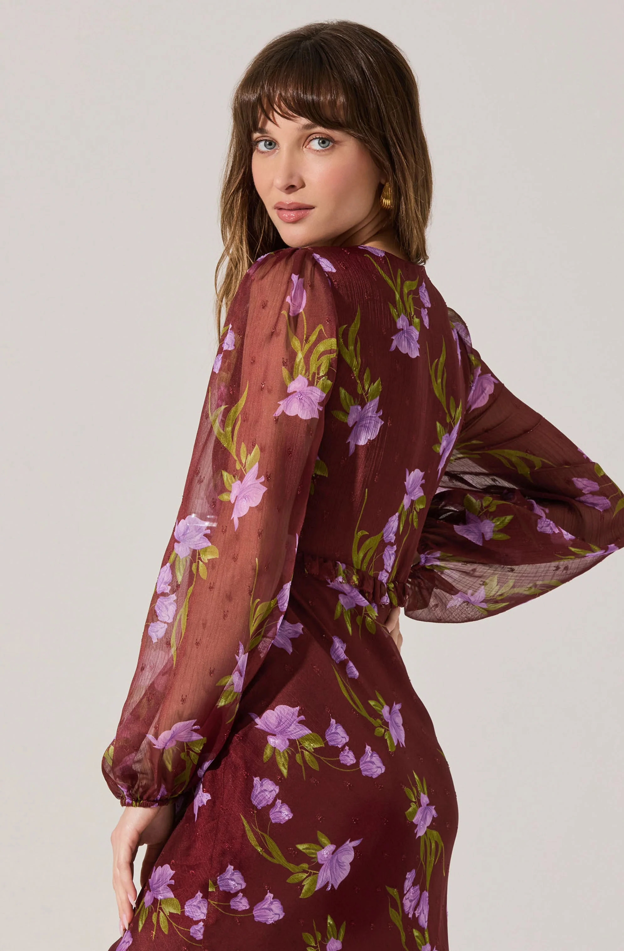 Calantha V-Neck Floral Maxi Dress - Image 5
