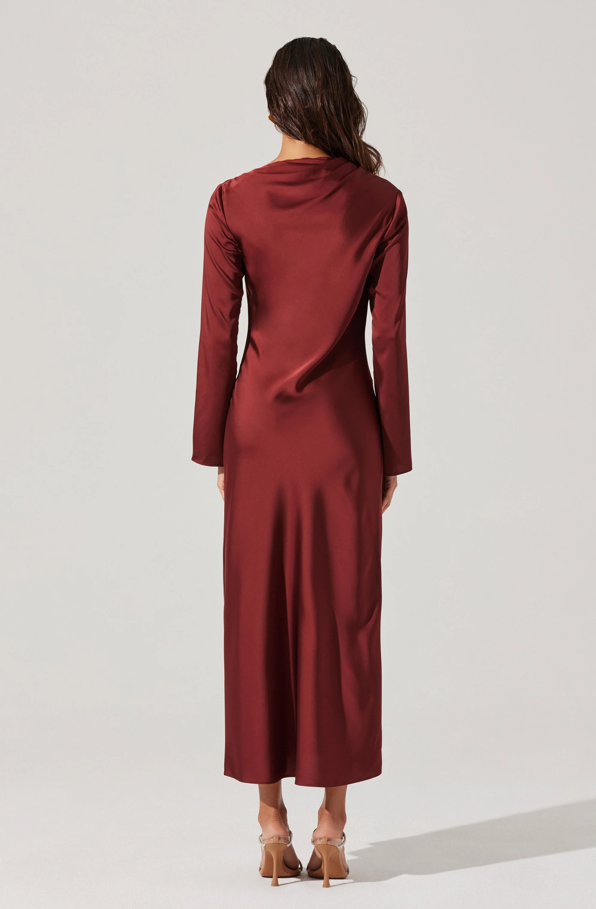 Catriona Satin Maxi Dress - Image 5