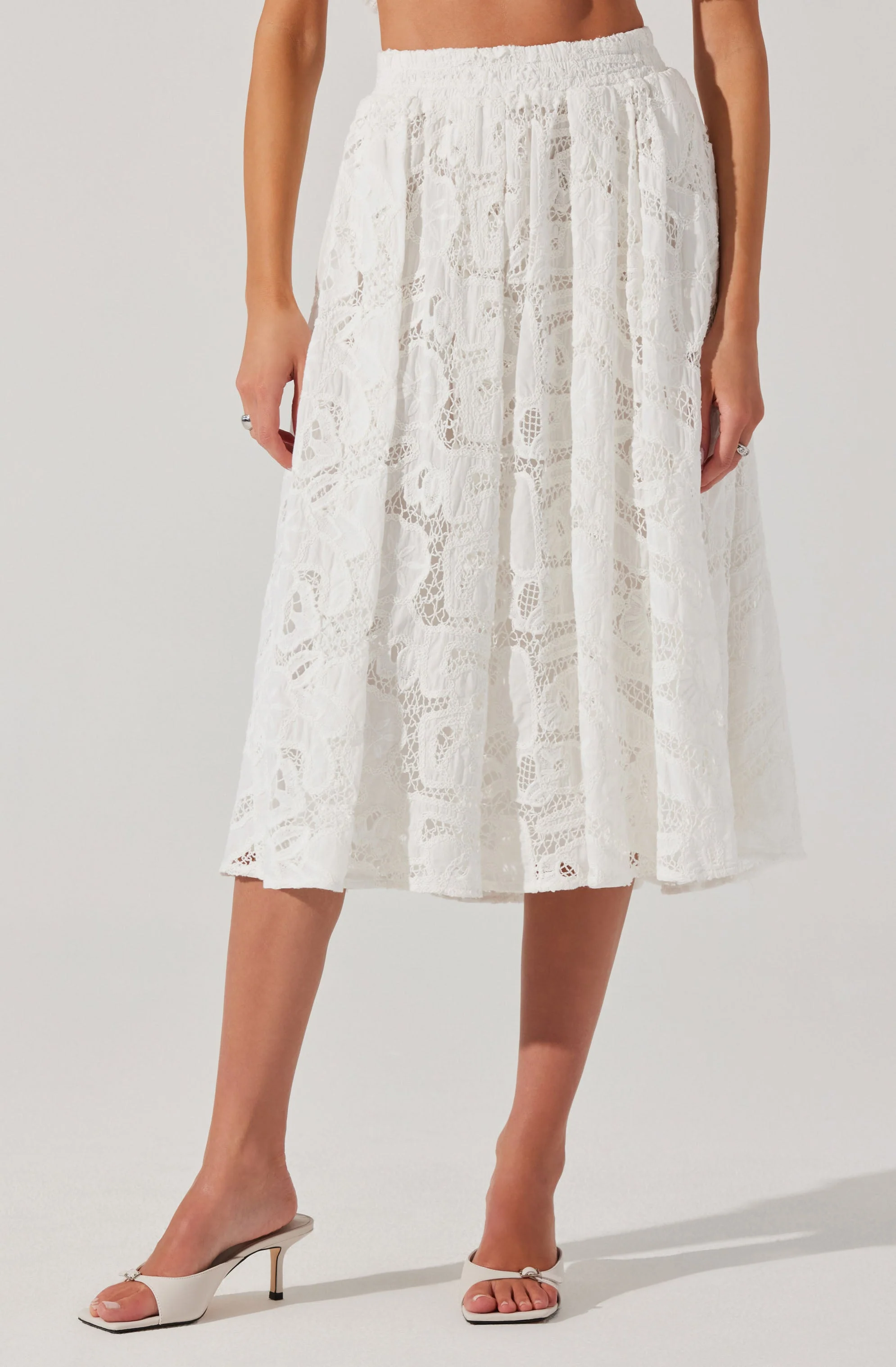 Ceren Crochet Lace Skirt - Image 2