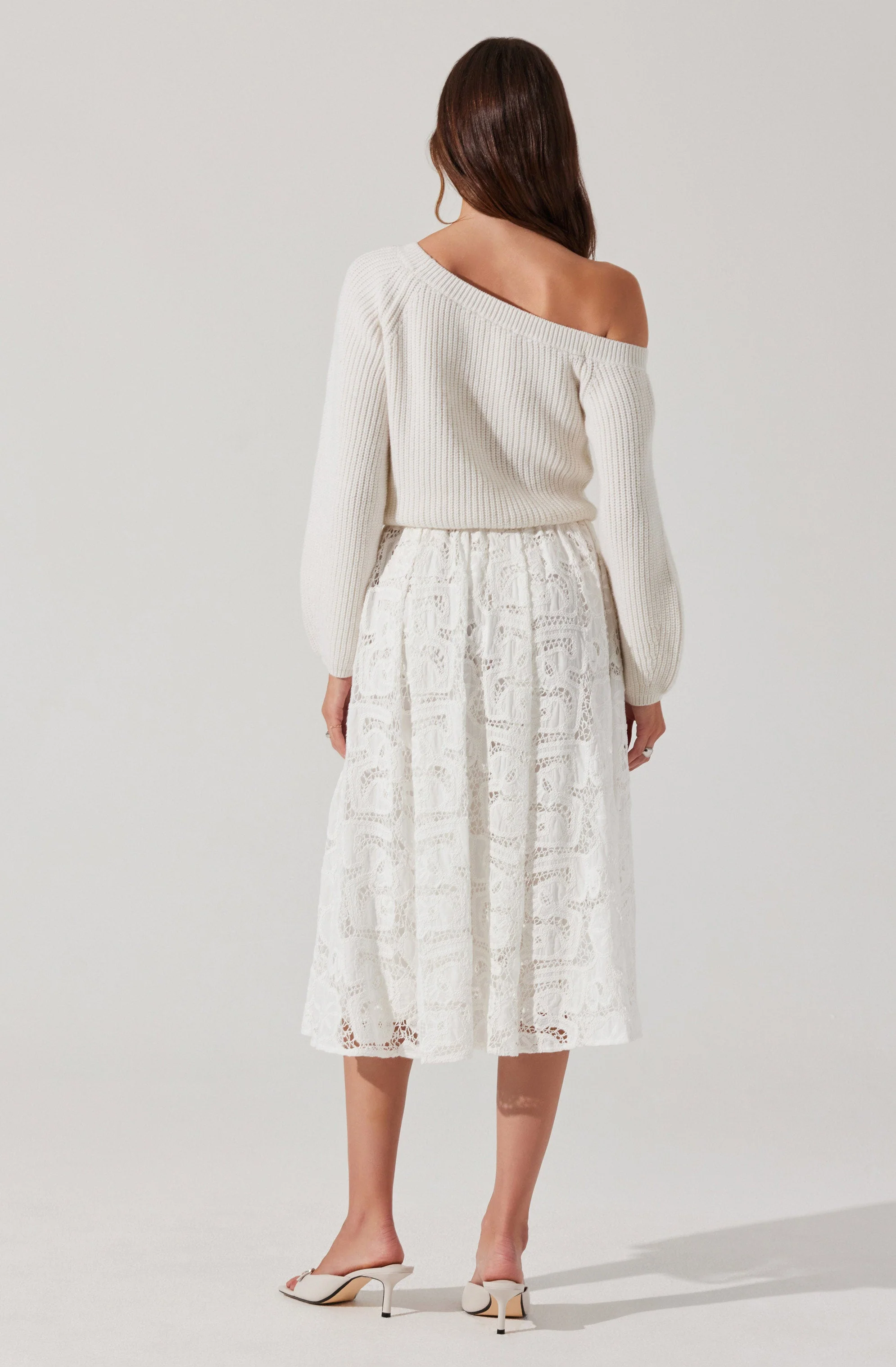 Ceren Crochet Lace Skirt - Image 3