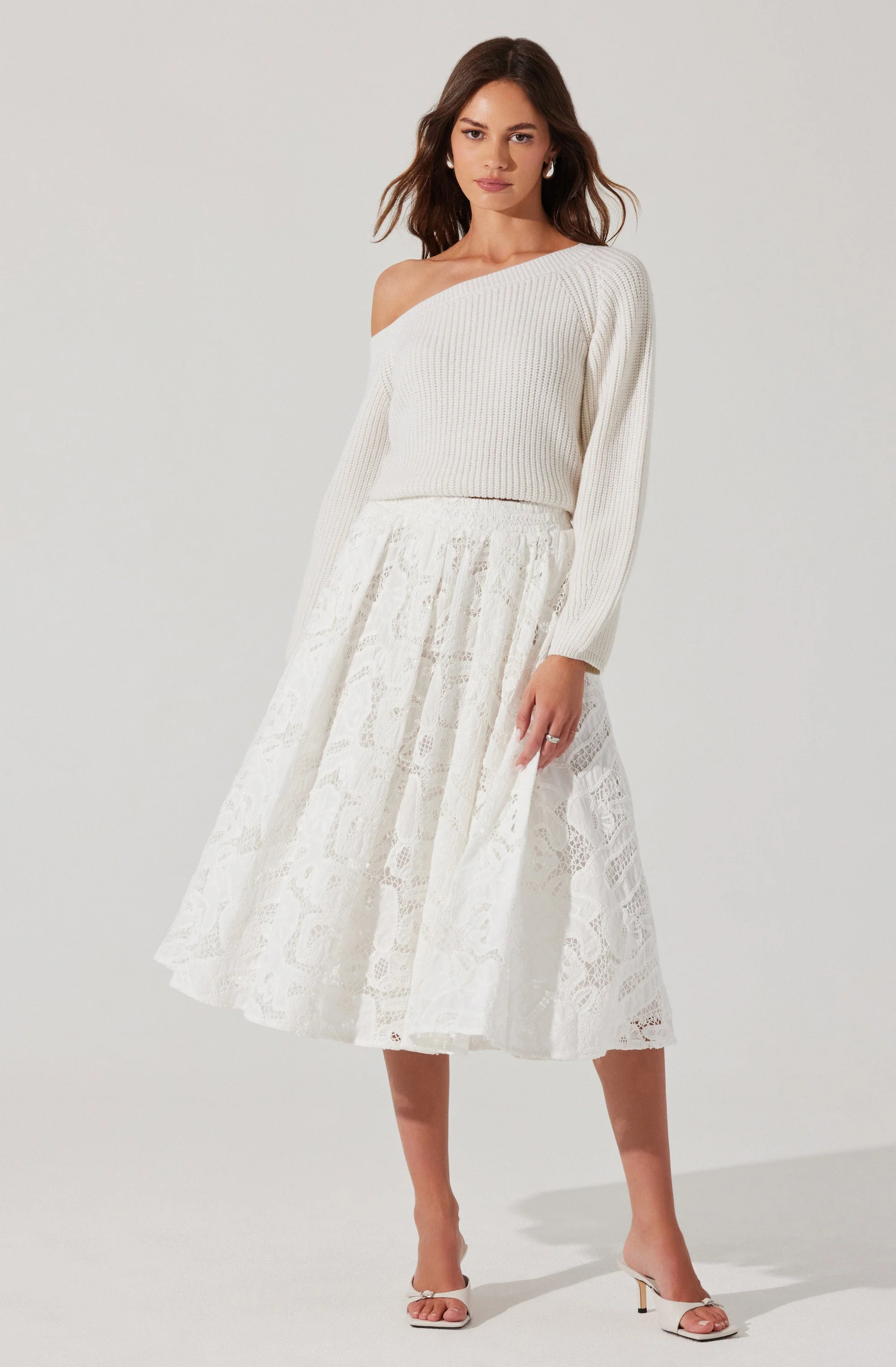 Ceren Crochet Lace Skirt - Image 4