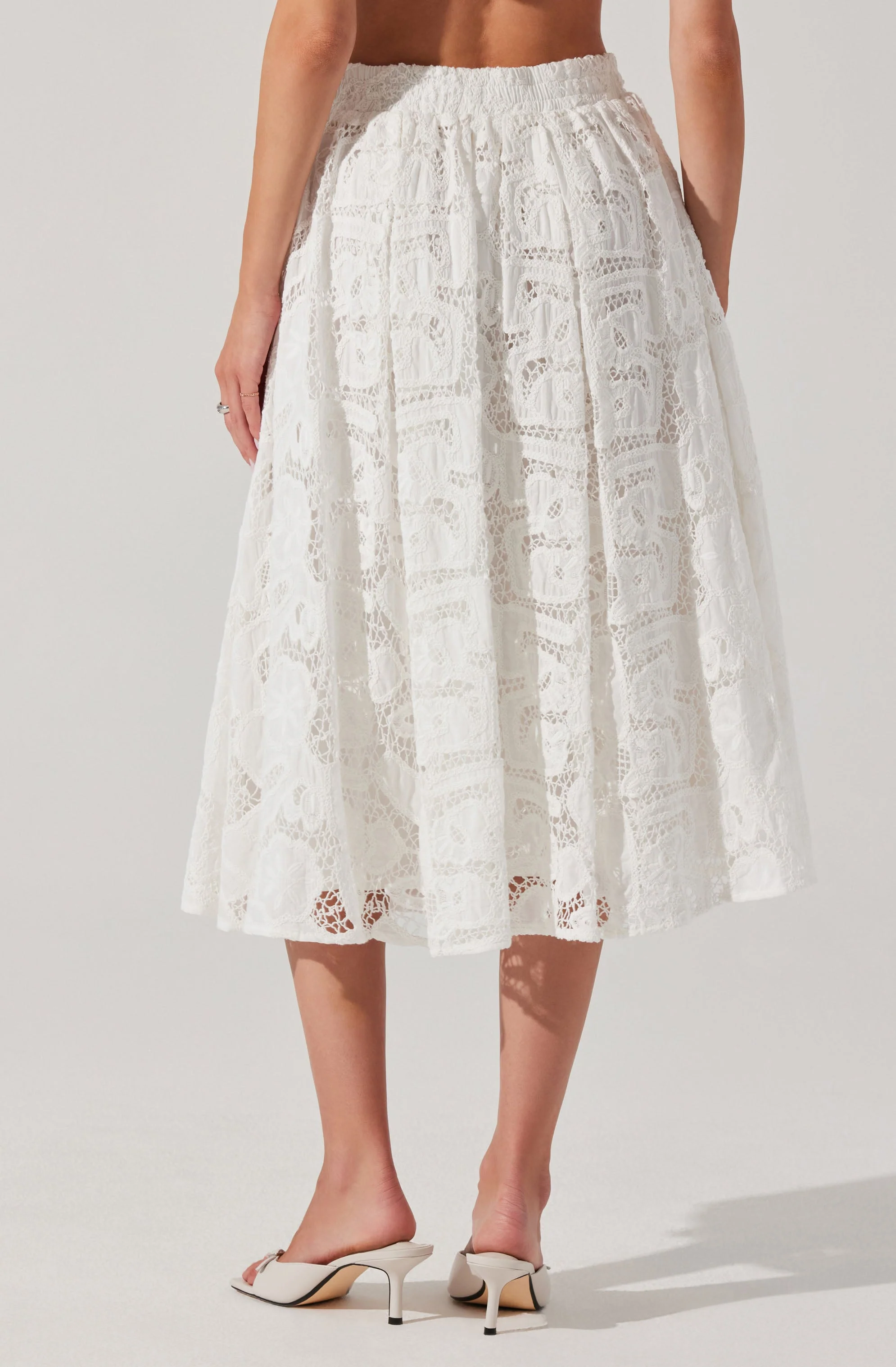 Ceren Crochet Lace Skirt - Image 5