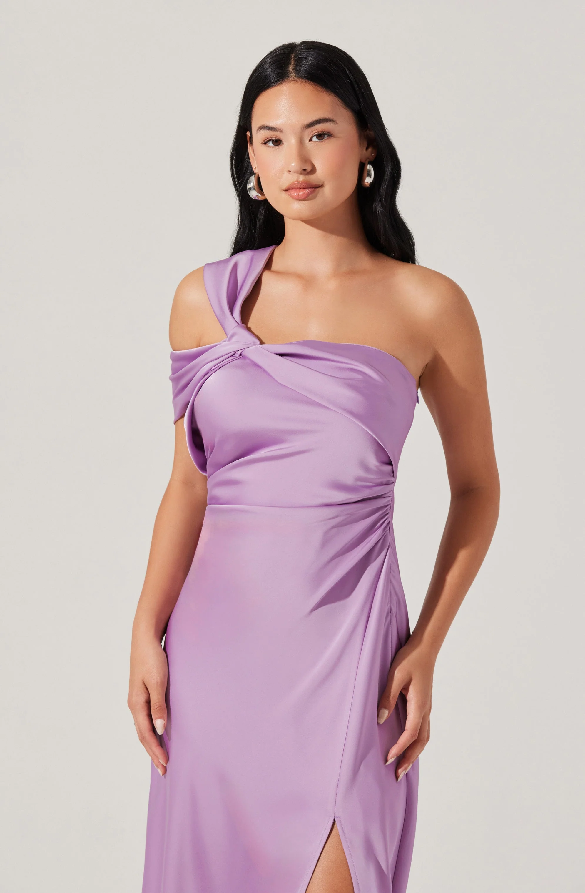 Cersei One Shoulder Midi Dress - Image 3