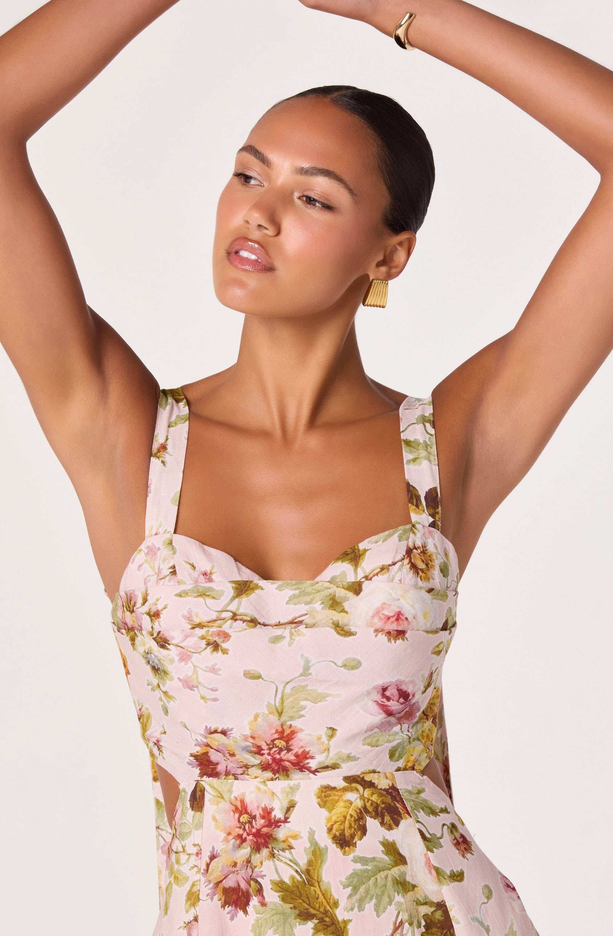 Ciana Linen Midi Dress - Image 4