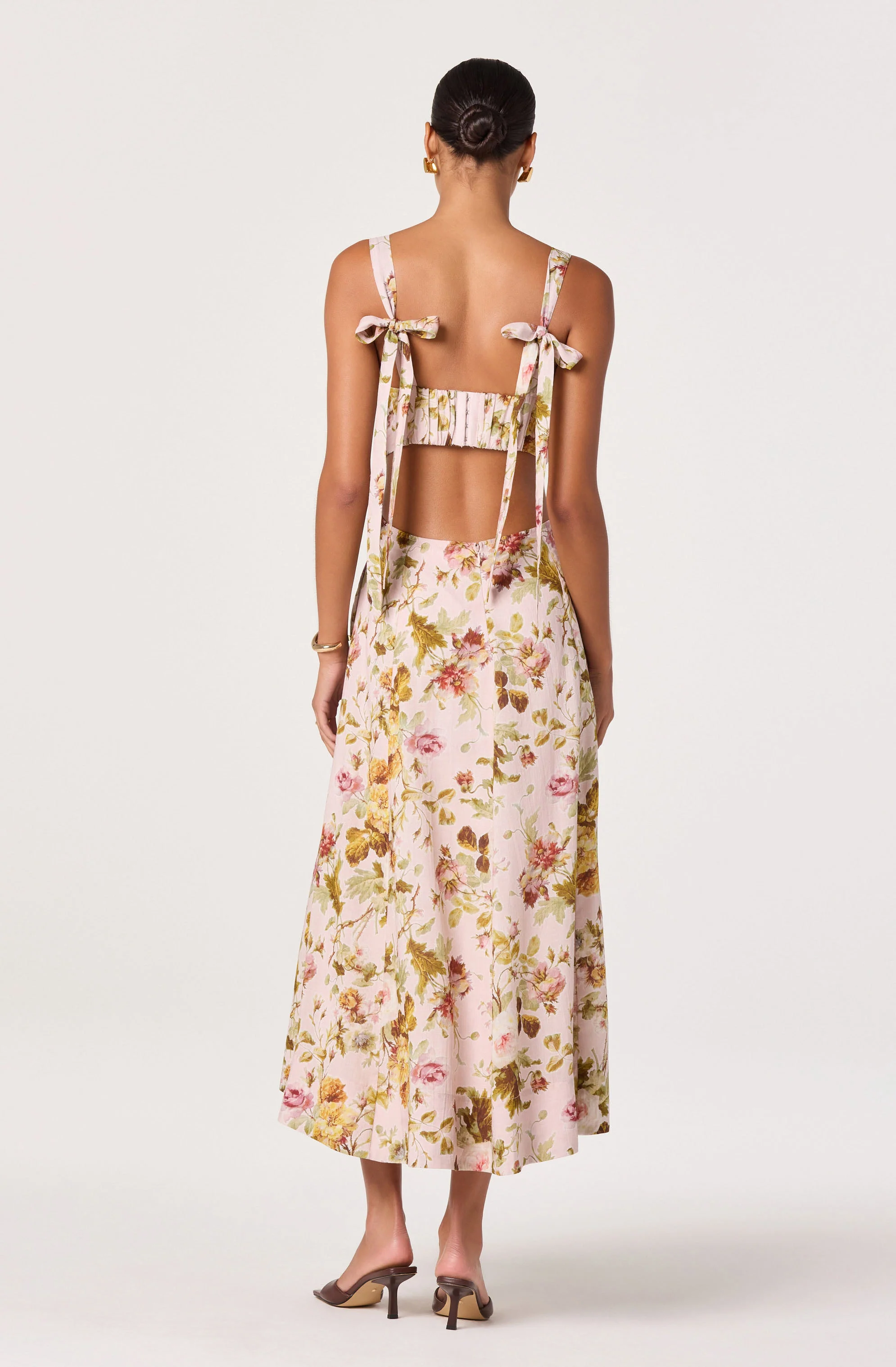 Ciana Linen Midi Dress - Image 6