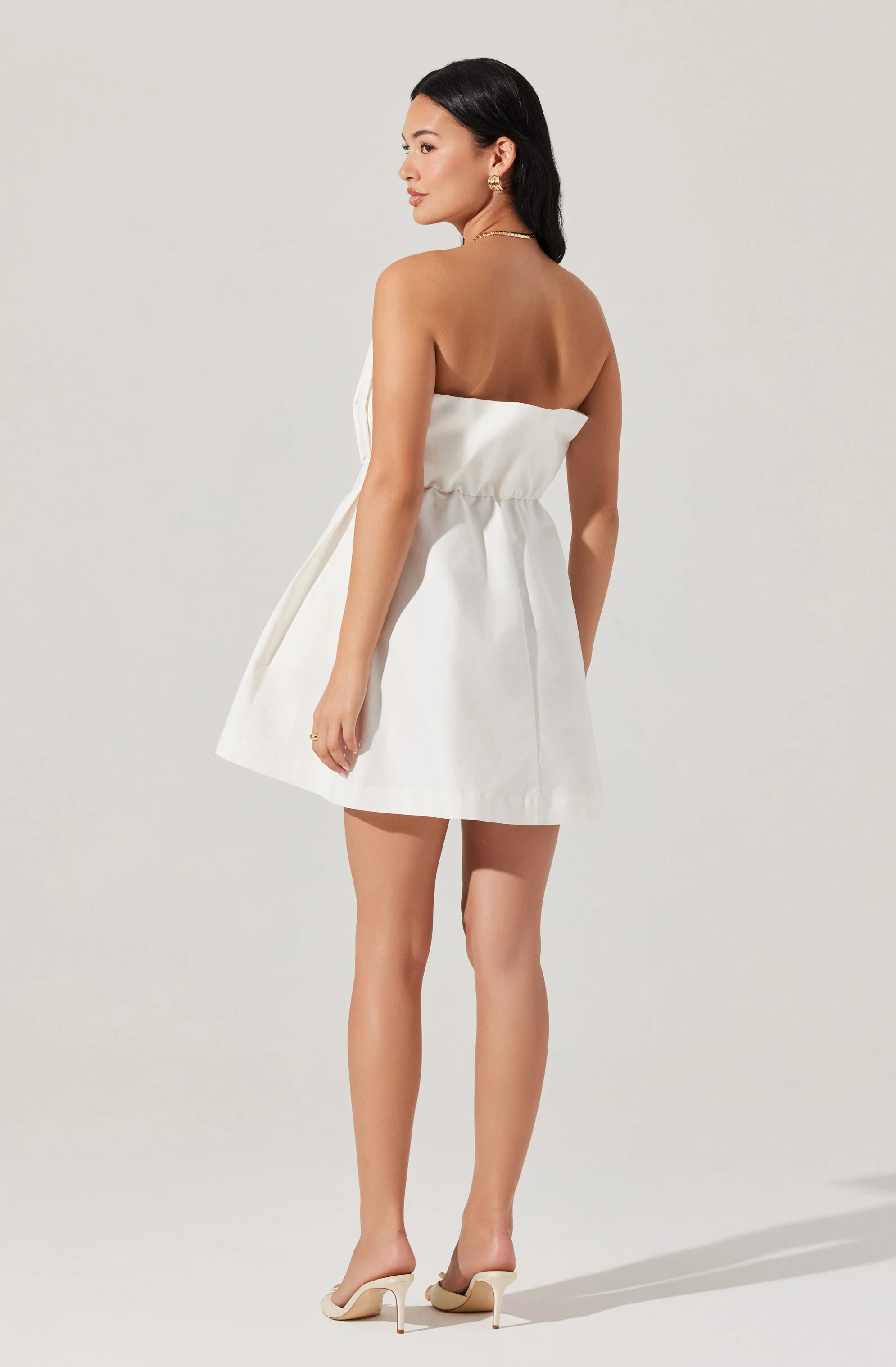 Clemira Pleated Mini Dress - Image 4