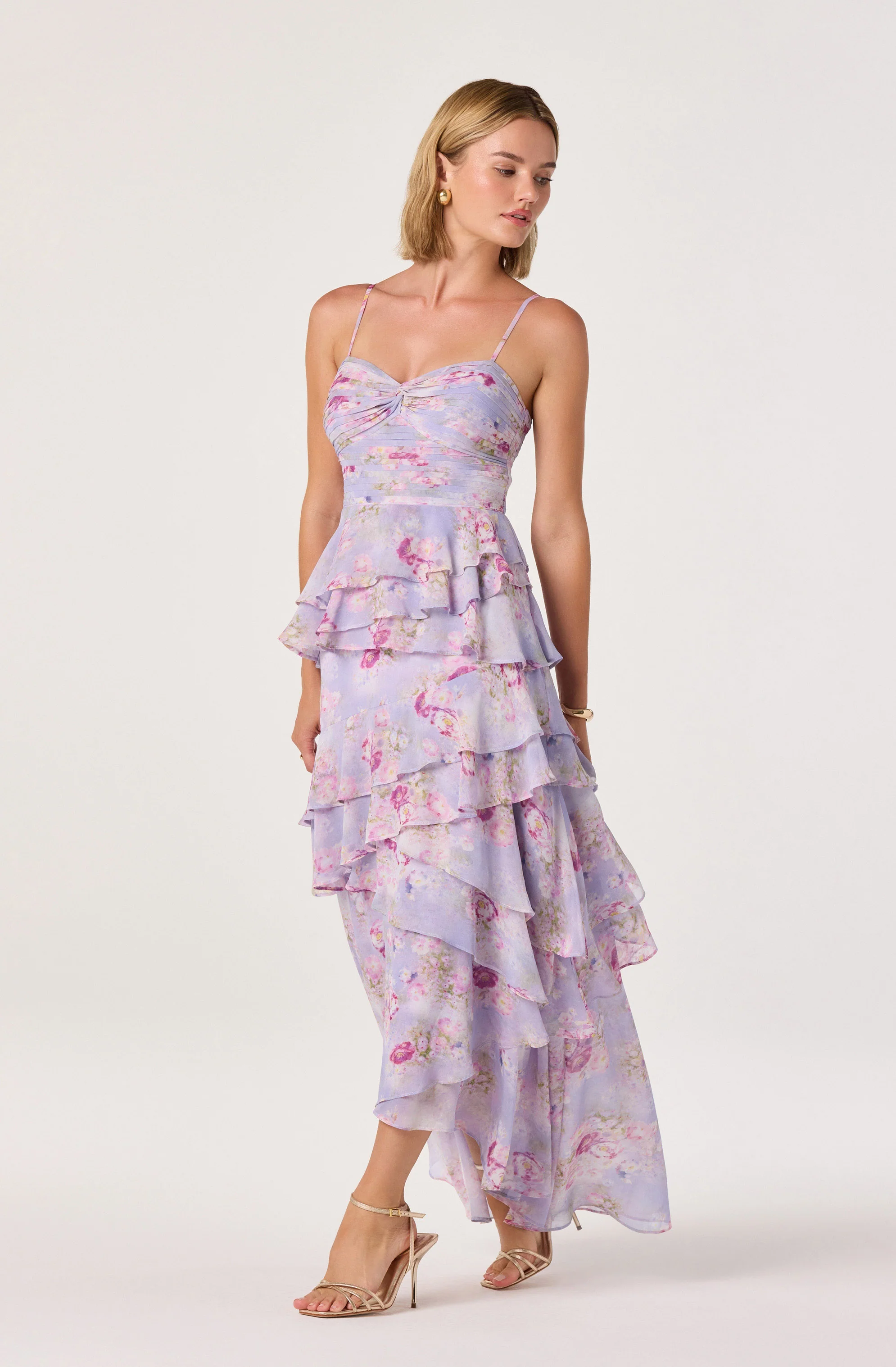 Coline Ruffle Chiffon Maxi Dress - Image 11
