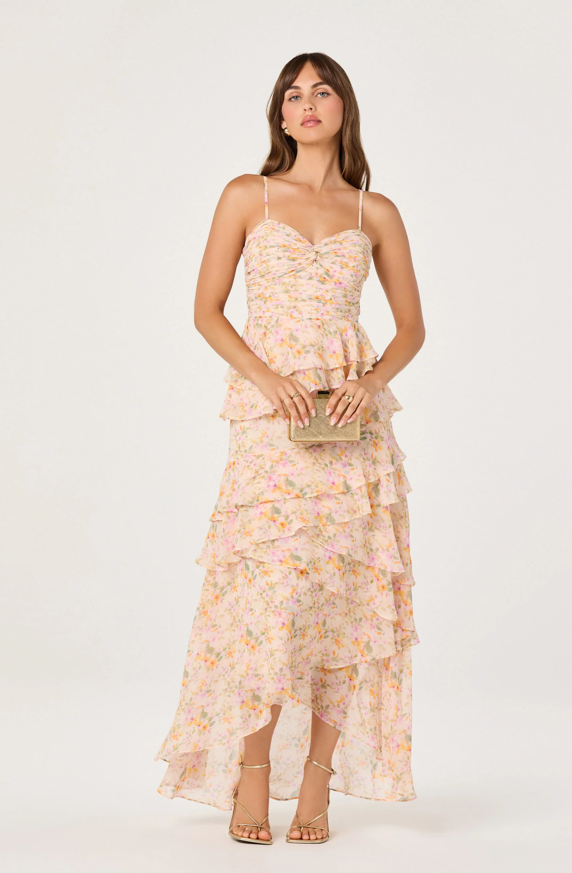Coline Ruffle Chiffon Maxi Dress - Image 2