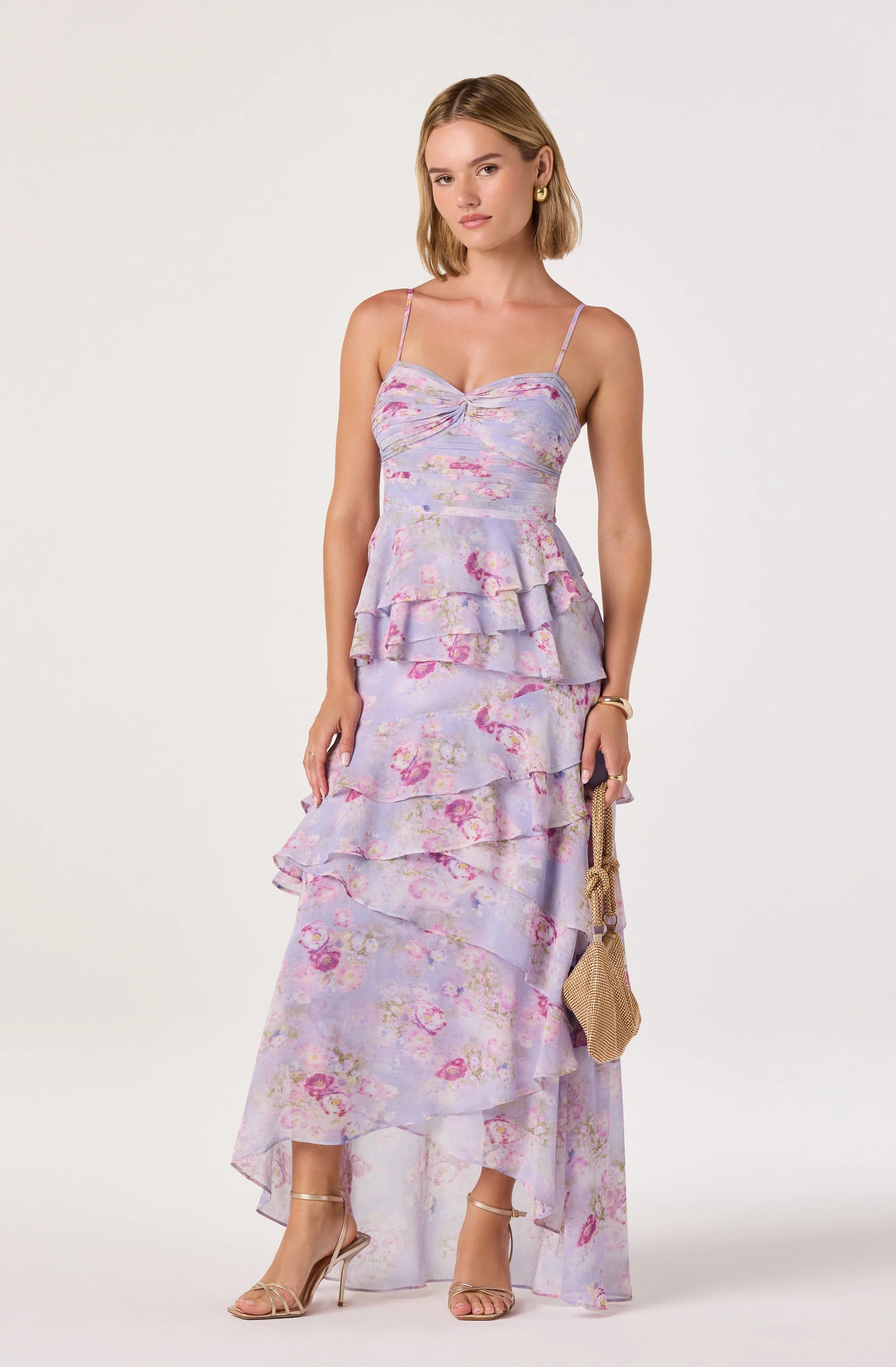 Coline Ruffle Chiffon Maxi Dress - Image 7