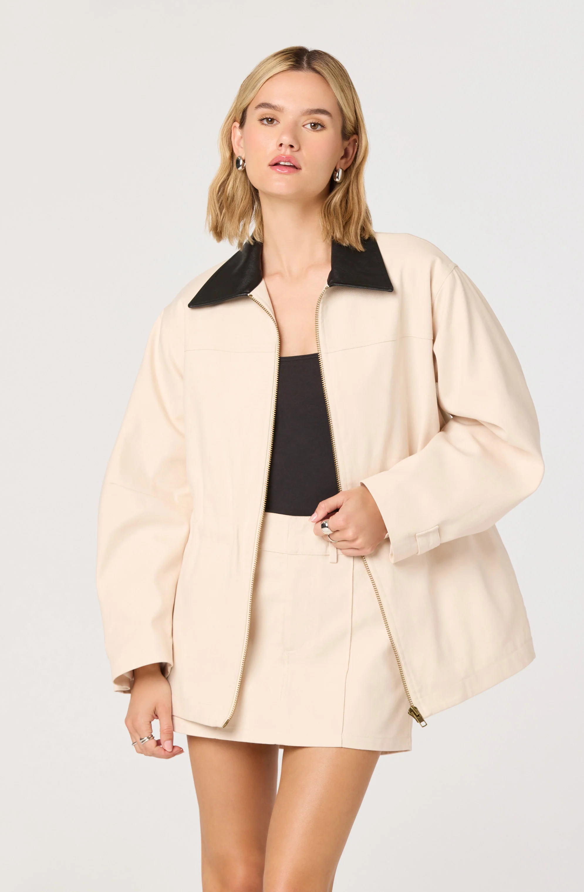Collins Quilted Puffer-Lined Denim Jacket