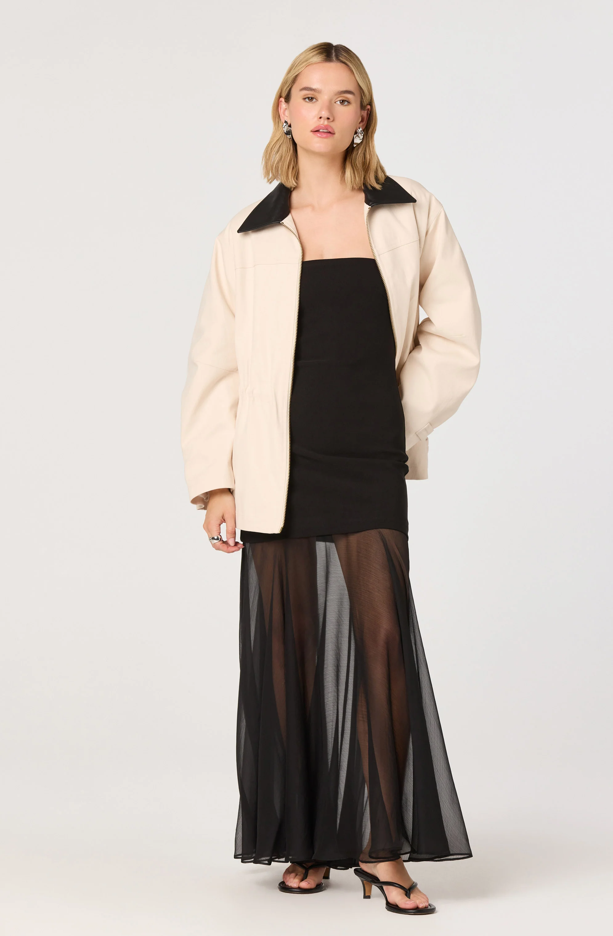 Collins Quilted Puffer-Lined Denim Jacket - Image 6