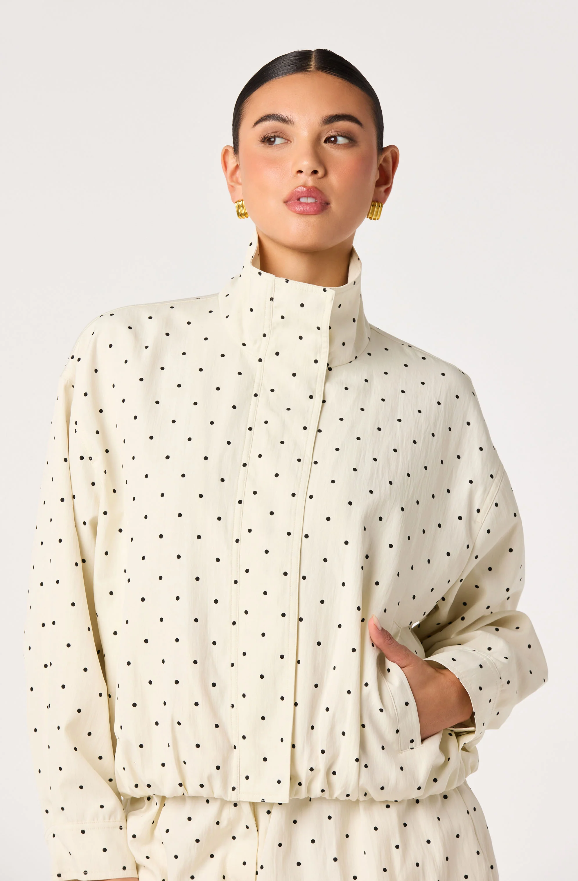 Cooper Funnel Neck Bomber Jacket - Image 6