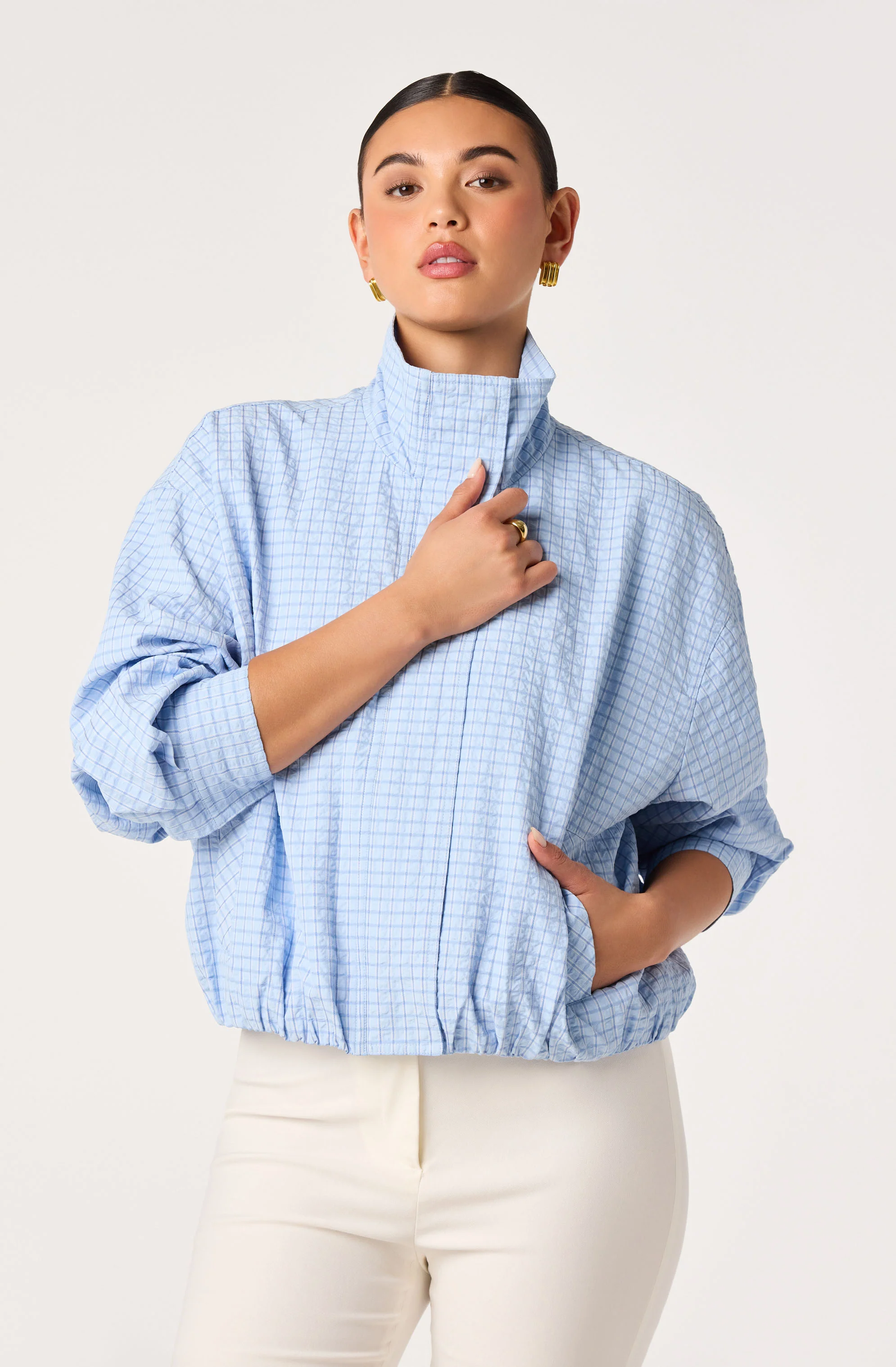Cooper Funnel Neck Bomber Jacket - Image 7