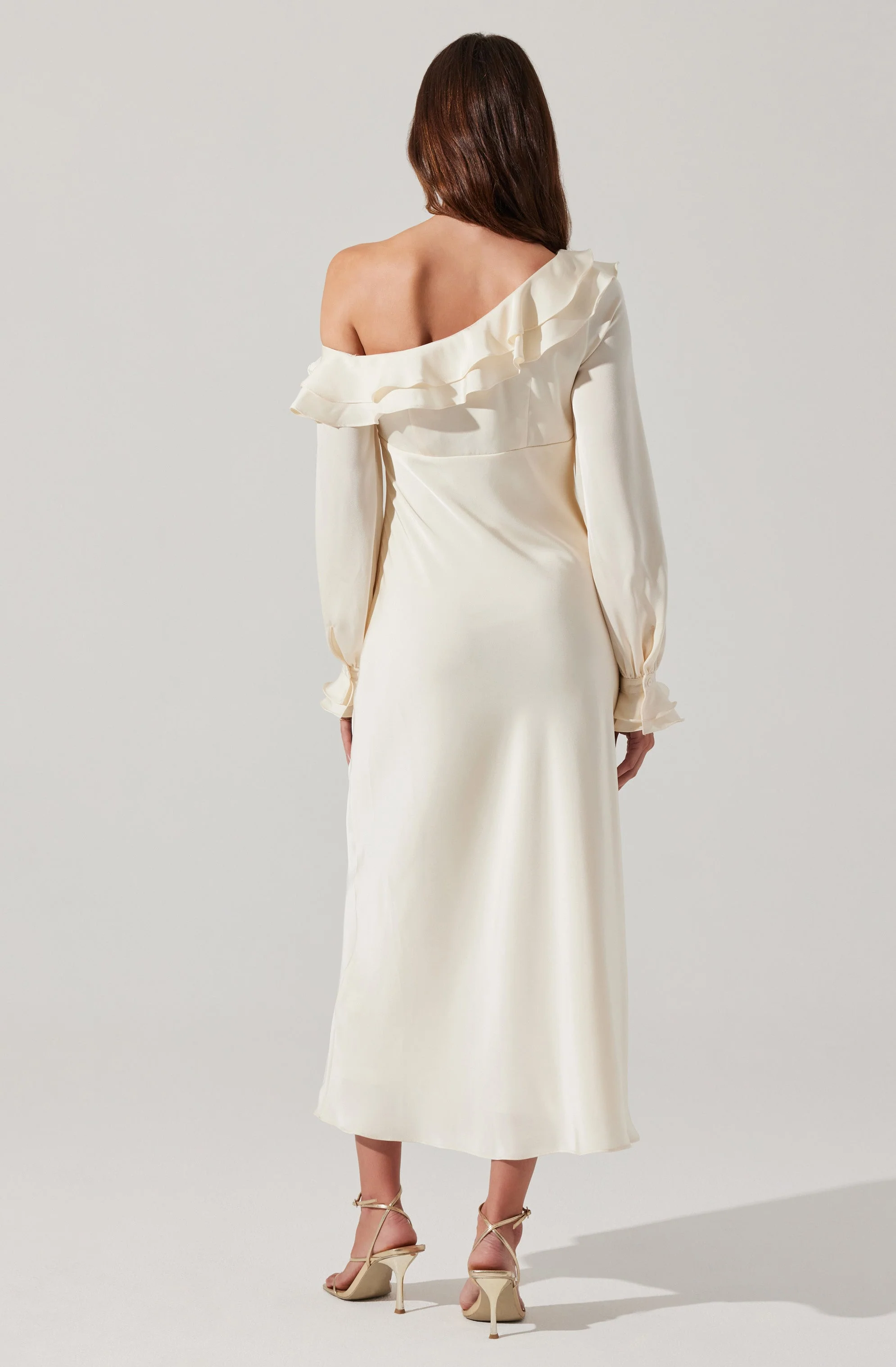 Coraline Satin Maxi Dress - Image 3