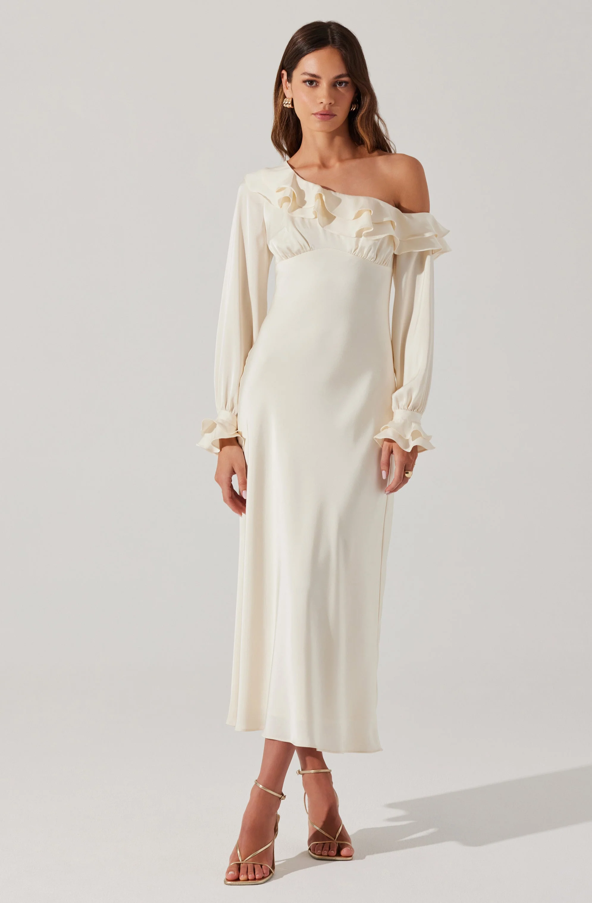 Coraline Satin Maxi Dress - Image 4