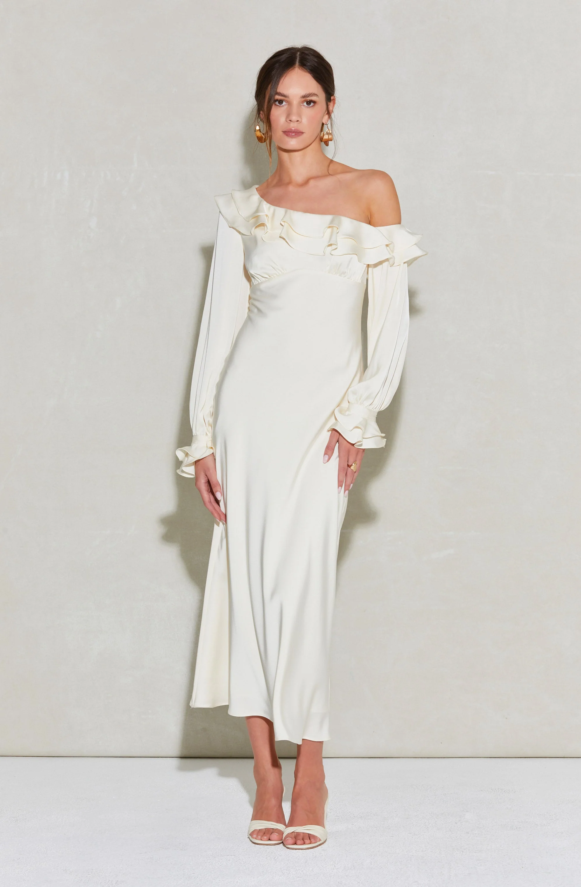 Coraline Satin Maxi Dress - Image 6