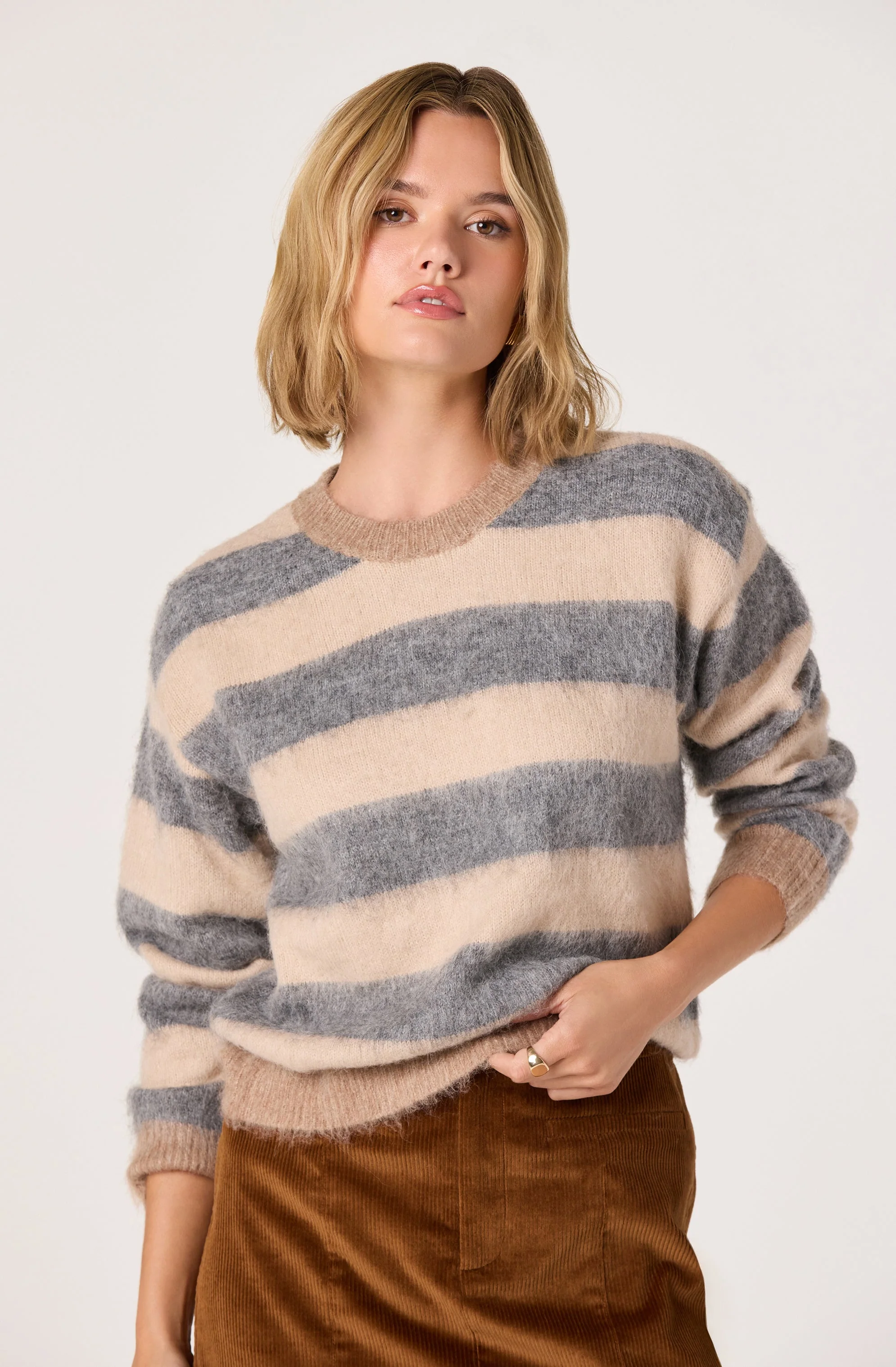 Striped Crewneck Sweater - Image 3