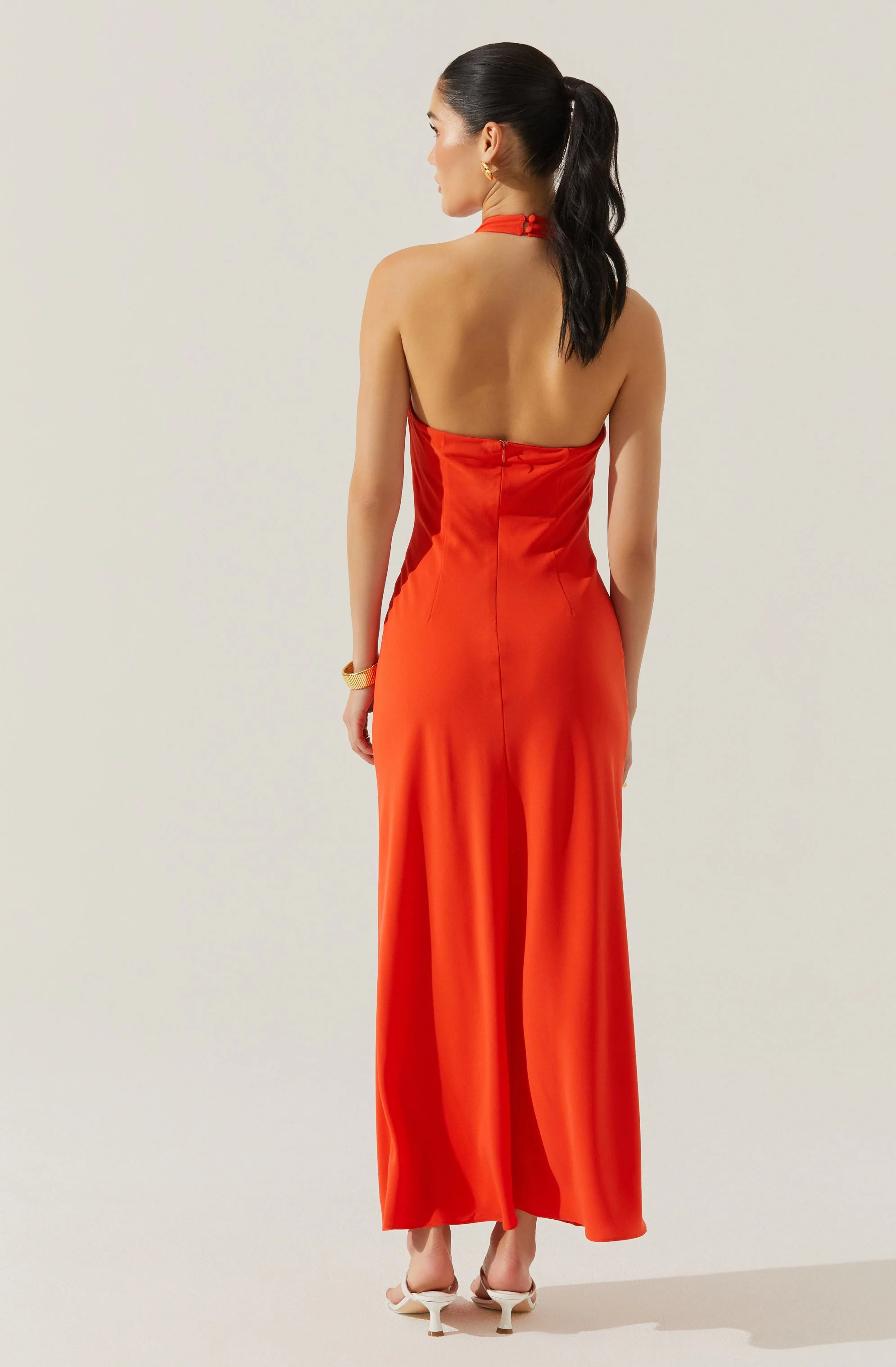 Dalisay Cowl Neck Halter Dress - Image 6