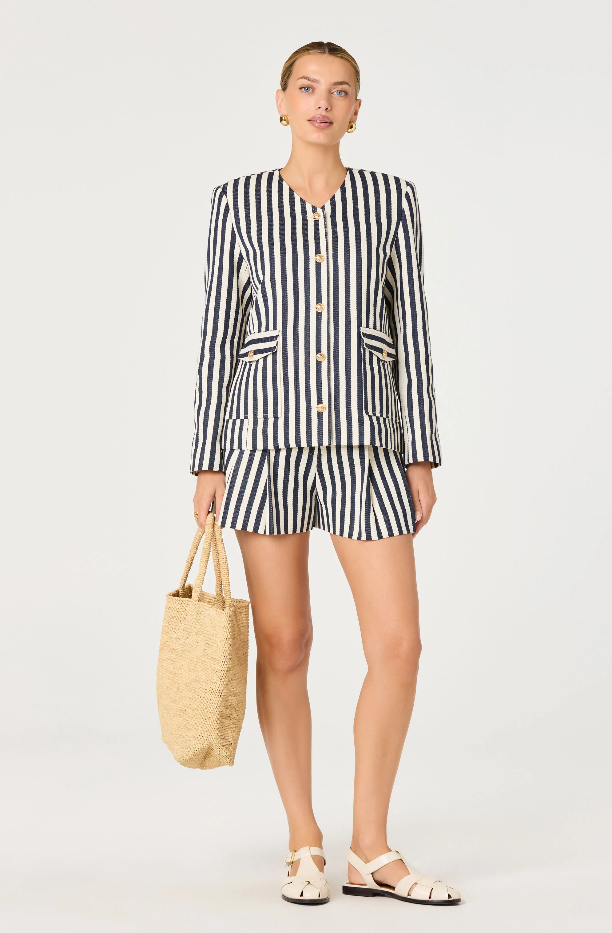 Danae Striped Blazer - Image 5