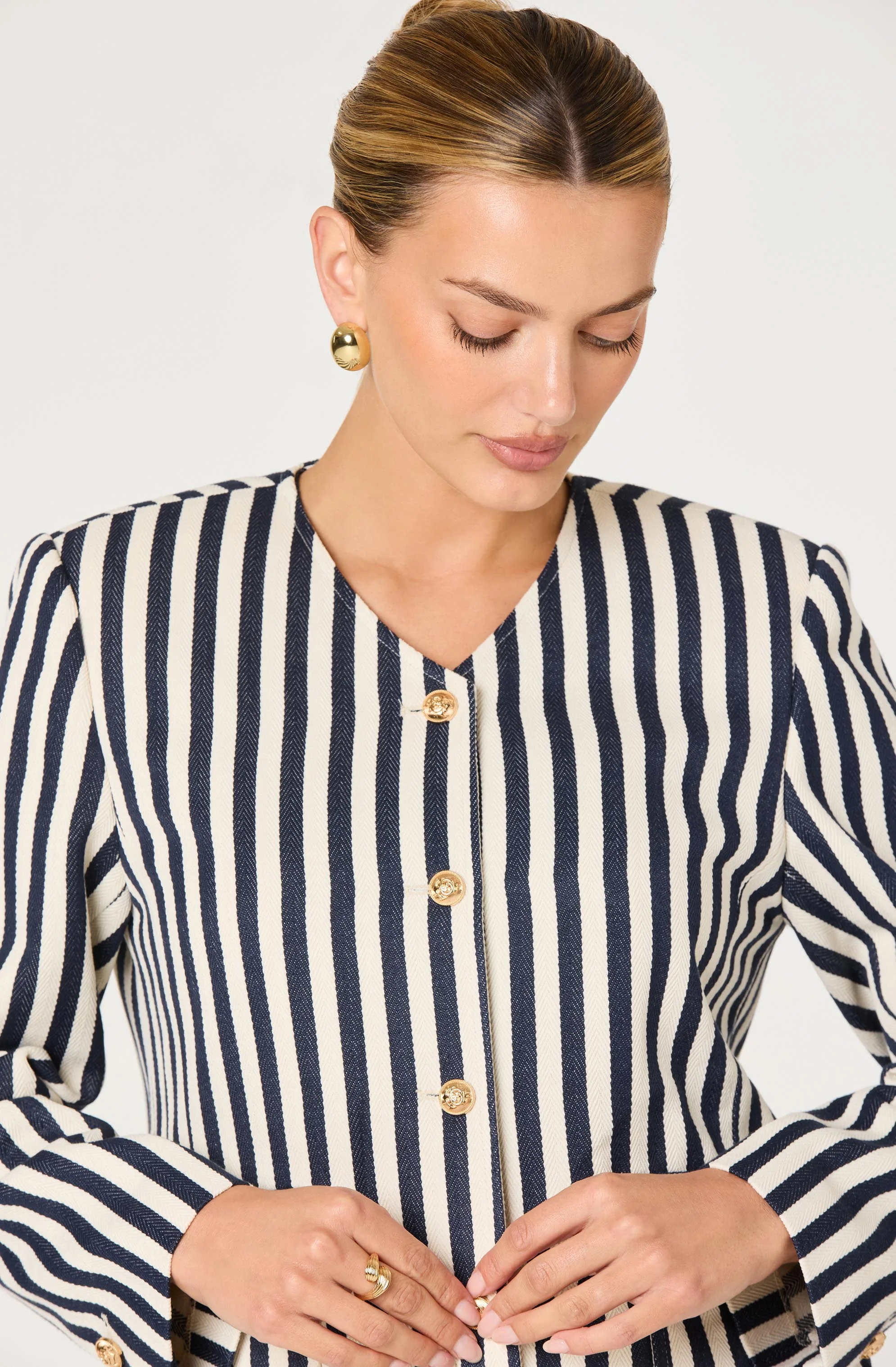 Danae Striped Blazer - Image 6