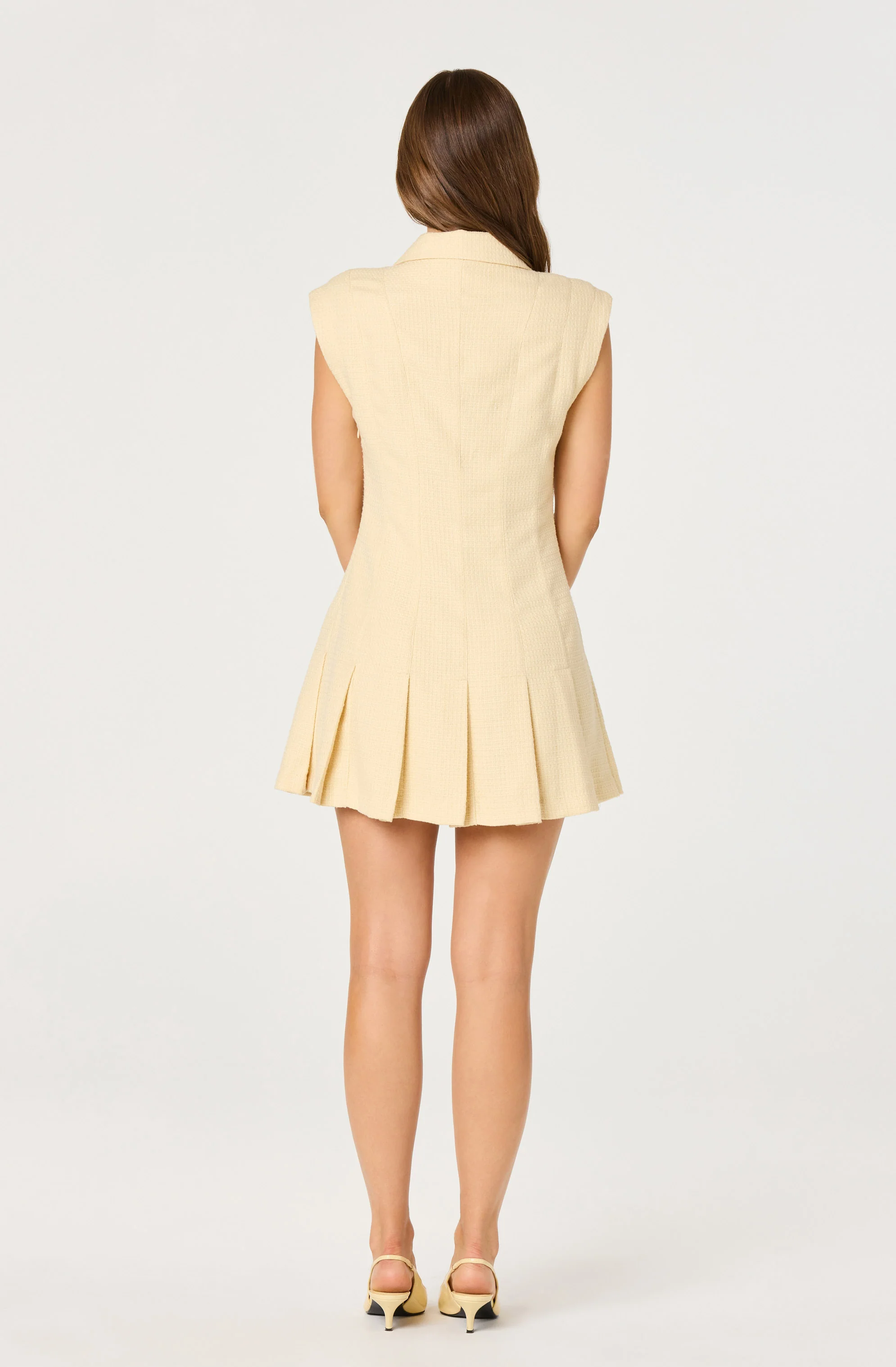 Diannie Tweed Mini Dress - Image 3