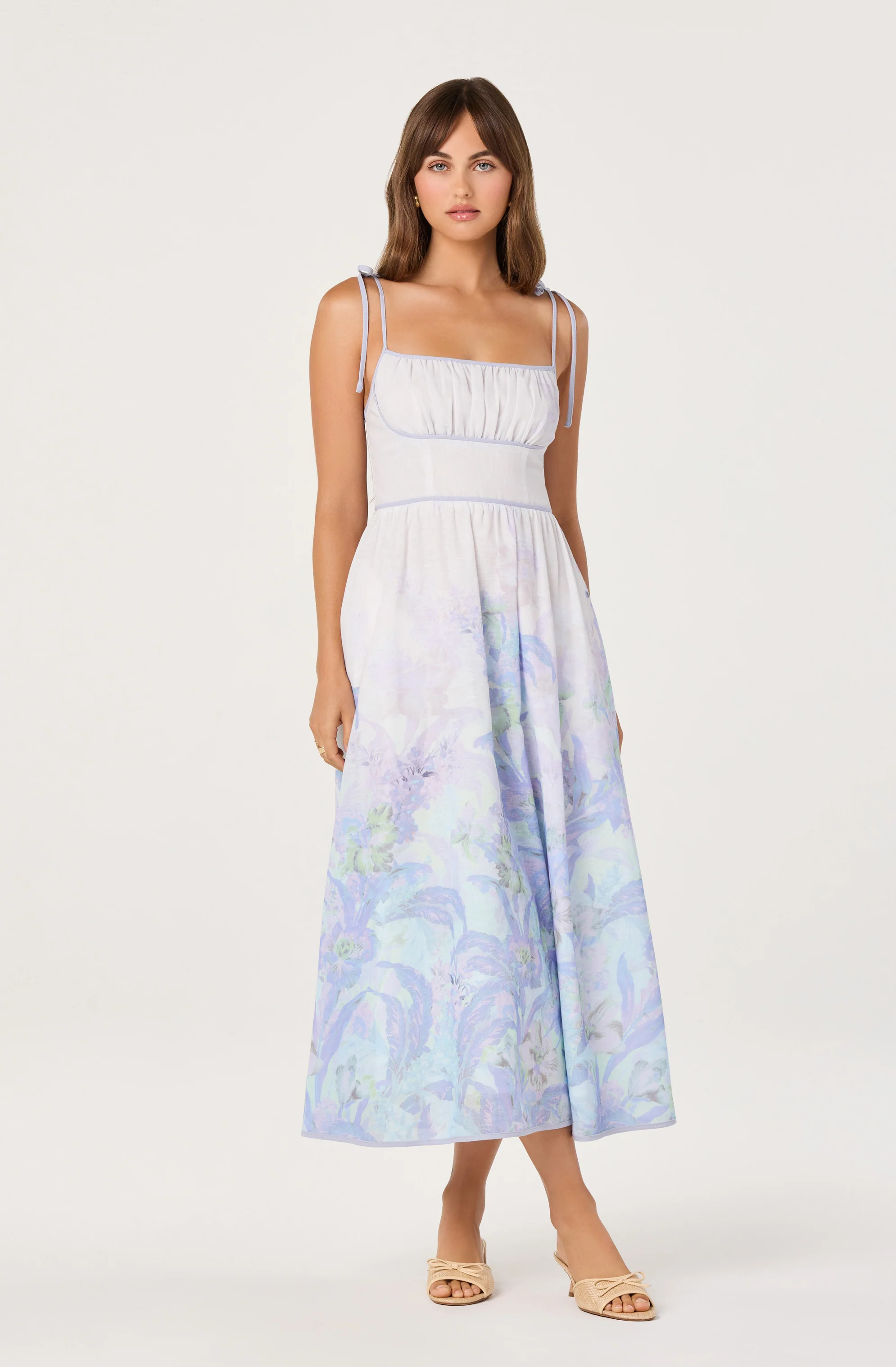 Dayana Floral Midi Dress - Image 2