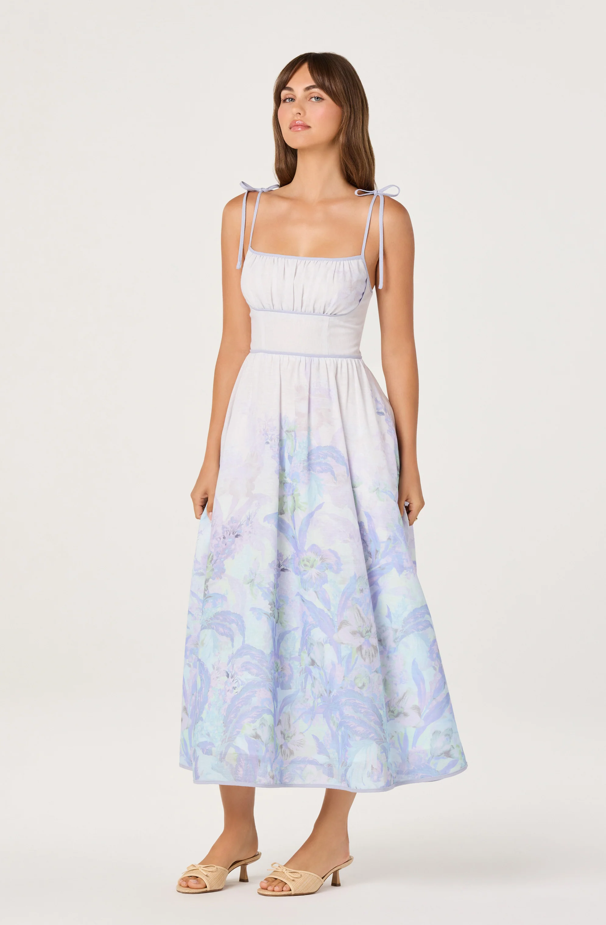 Dayana Floral Midi Dress - Image 5