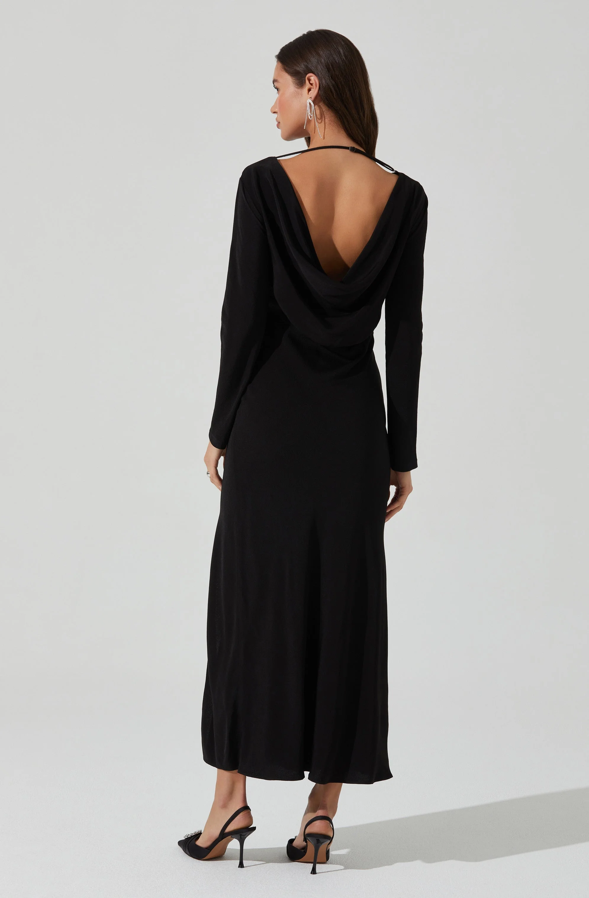 Decima Cowl Neck Maxi Dress - Image 5