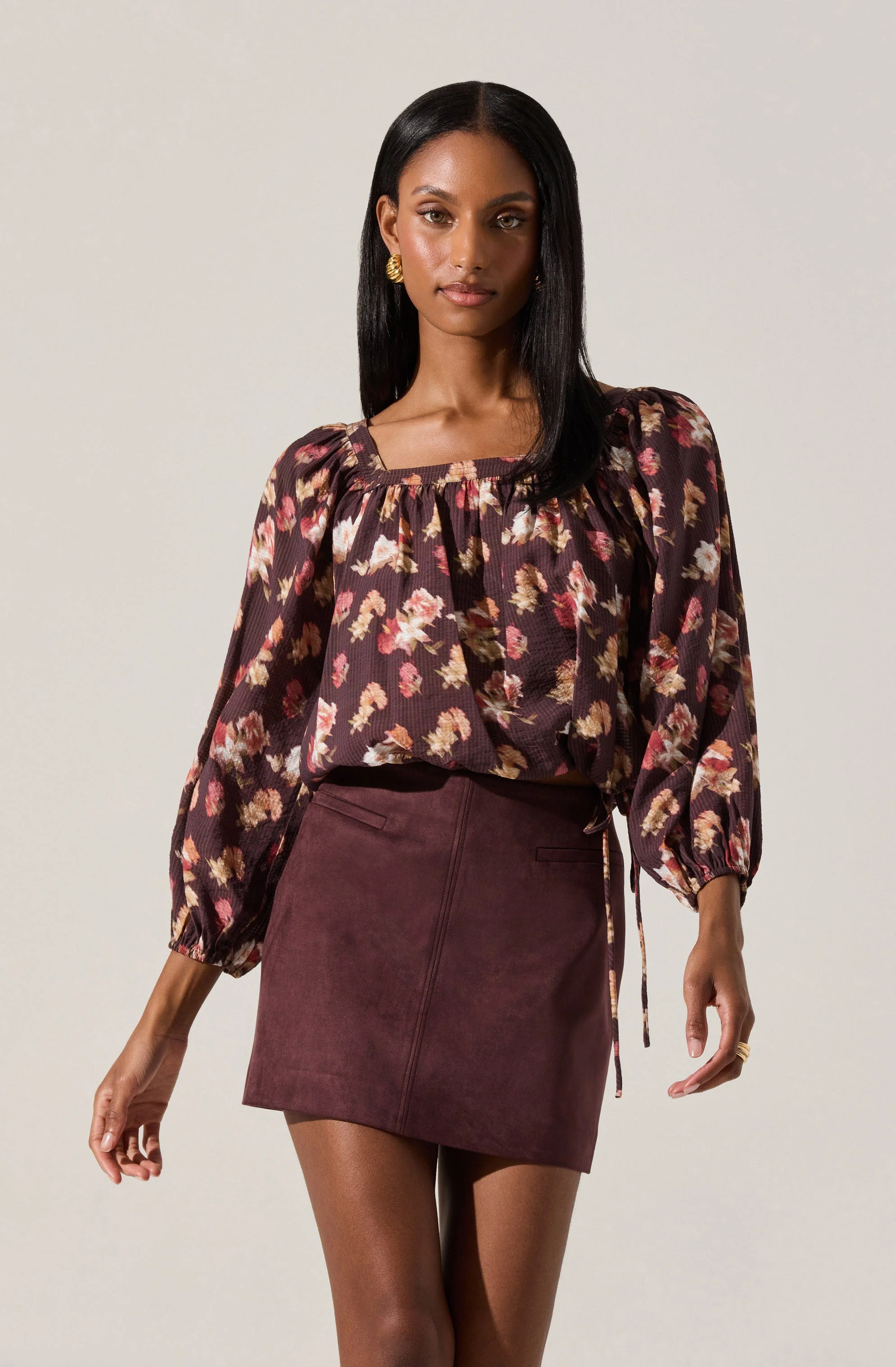 Dejah Floral Crop Top - Image 2