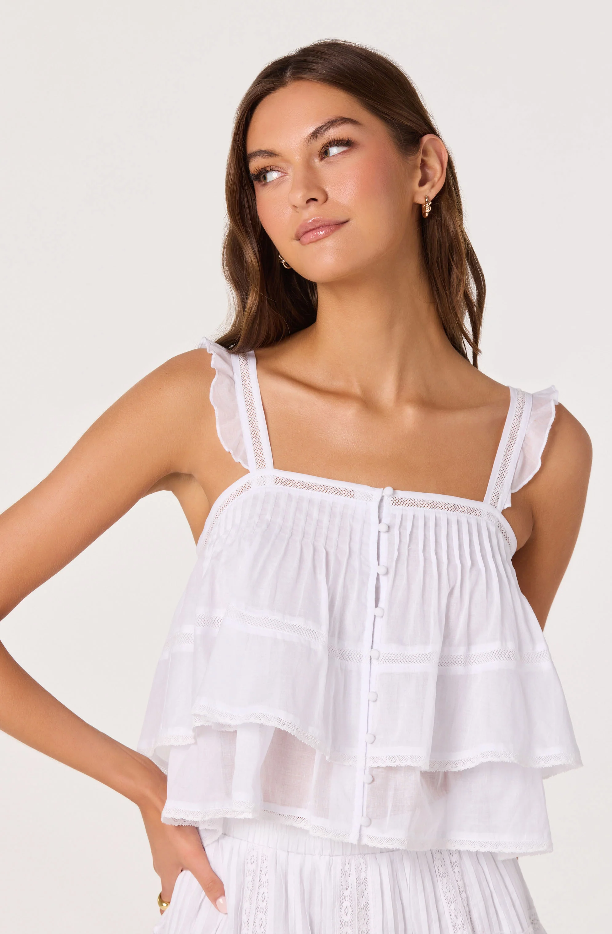 Delia Tiered Babydoll Top - Image 7