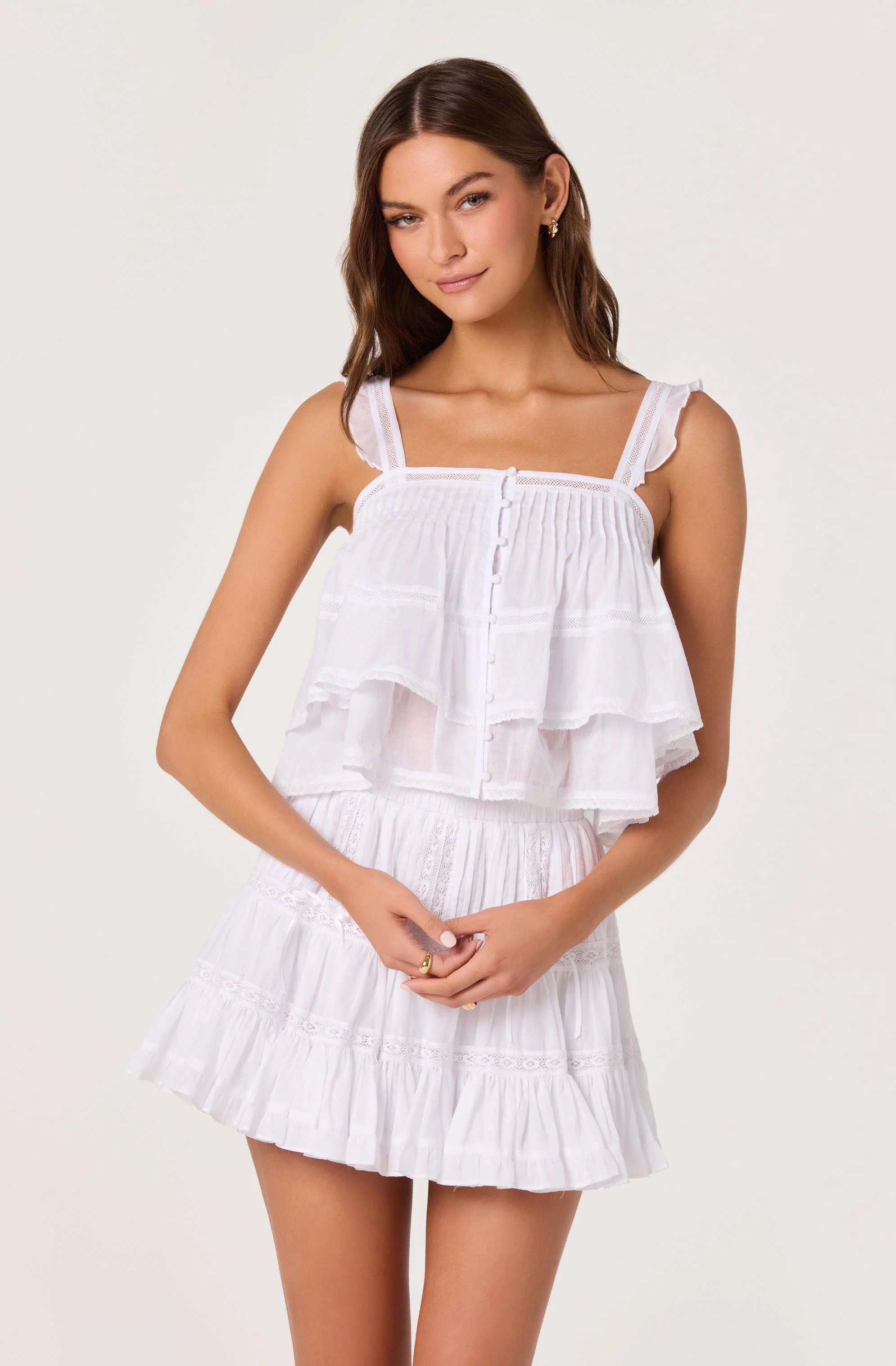 Delia Tiered Babydoll Top - Image 8