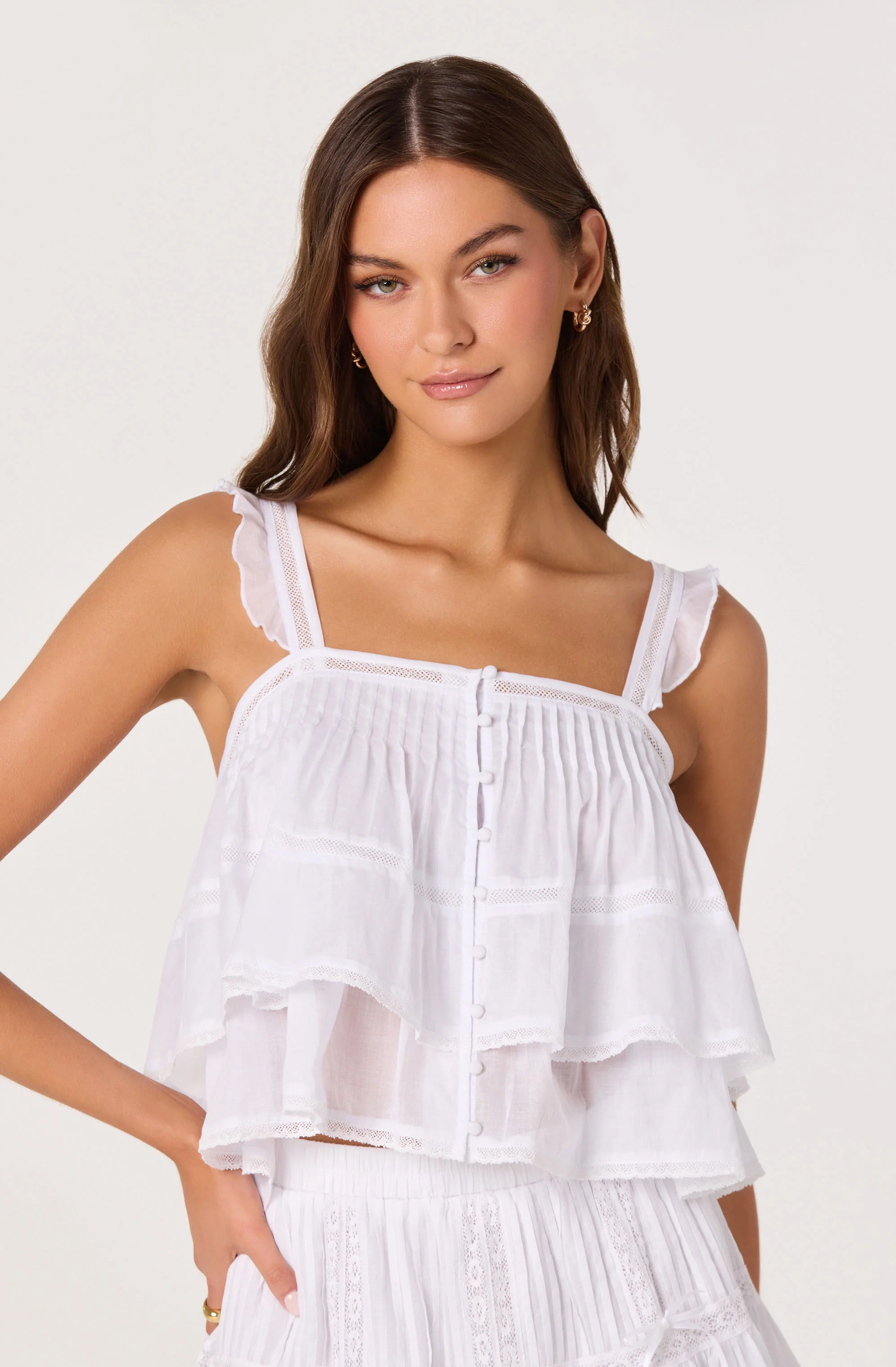 Delia Tiered Babydoll Top - Image 9