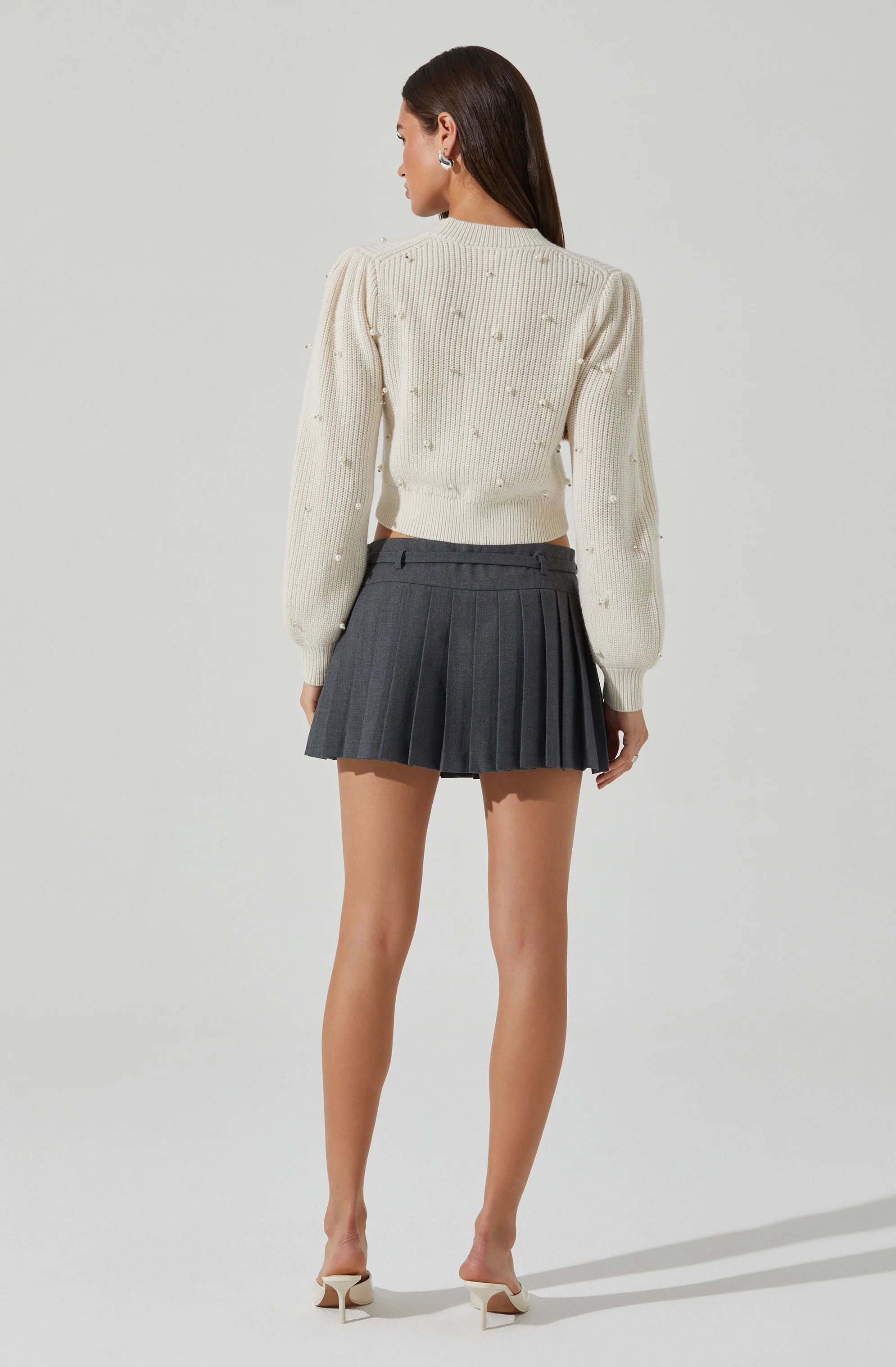 Delsie Pearl Embellished Cardigan - Image 5