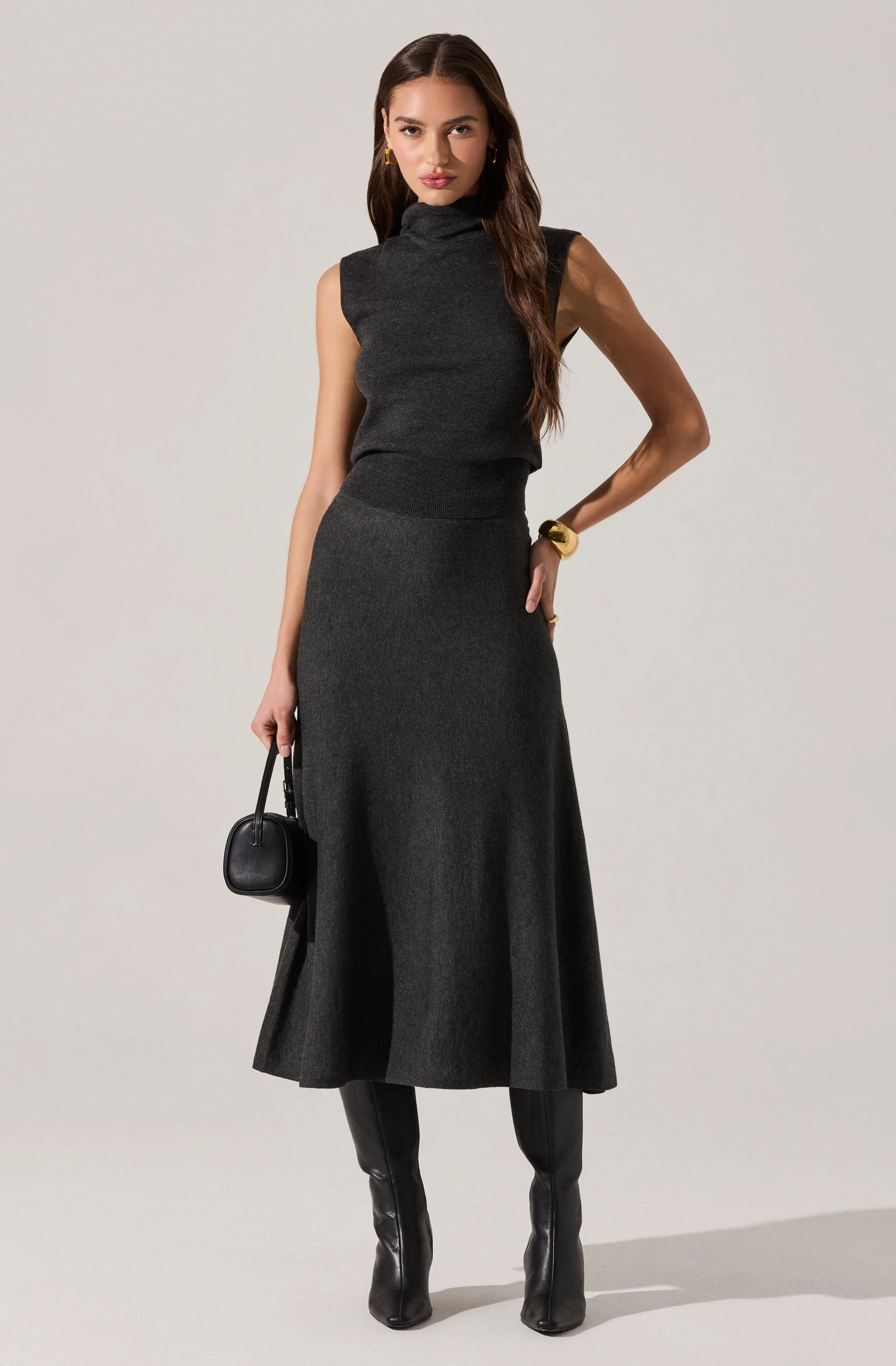 Deora Sleeveless Mock Neck Sweater - Image 6
