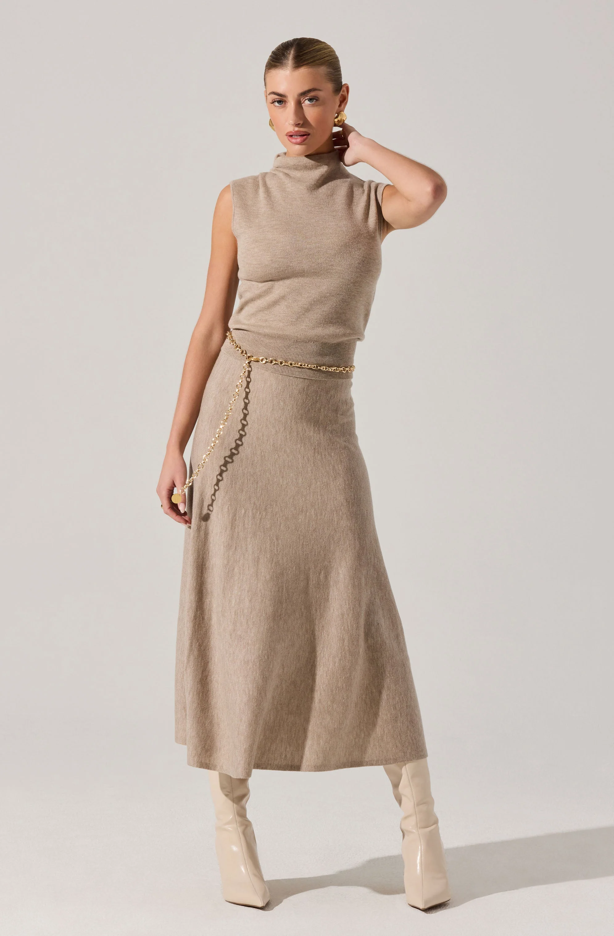 Deora Midi Sweater Skirt - Image 10