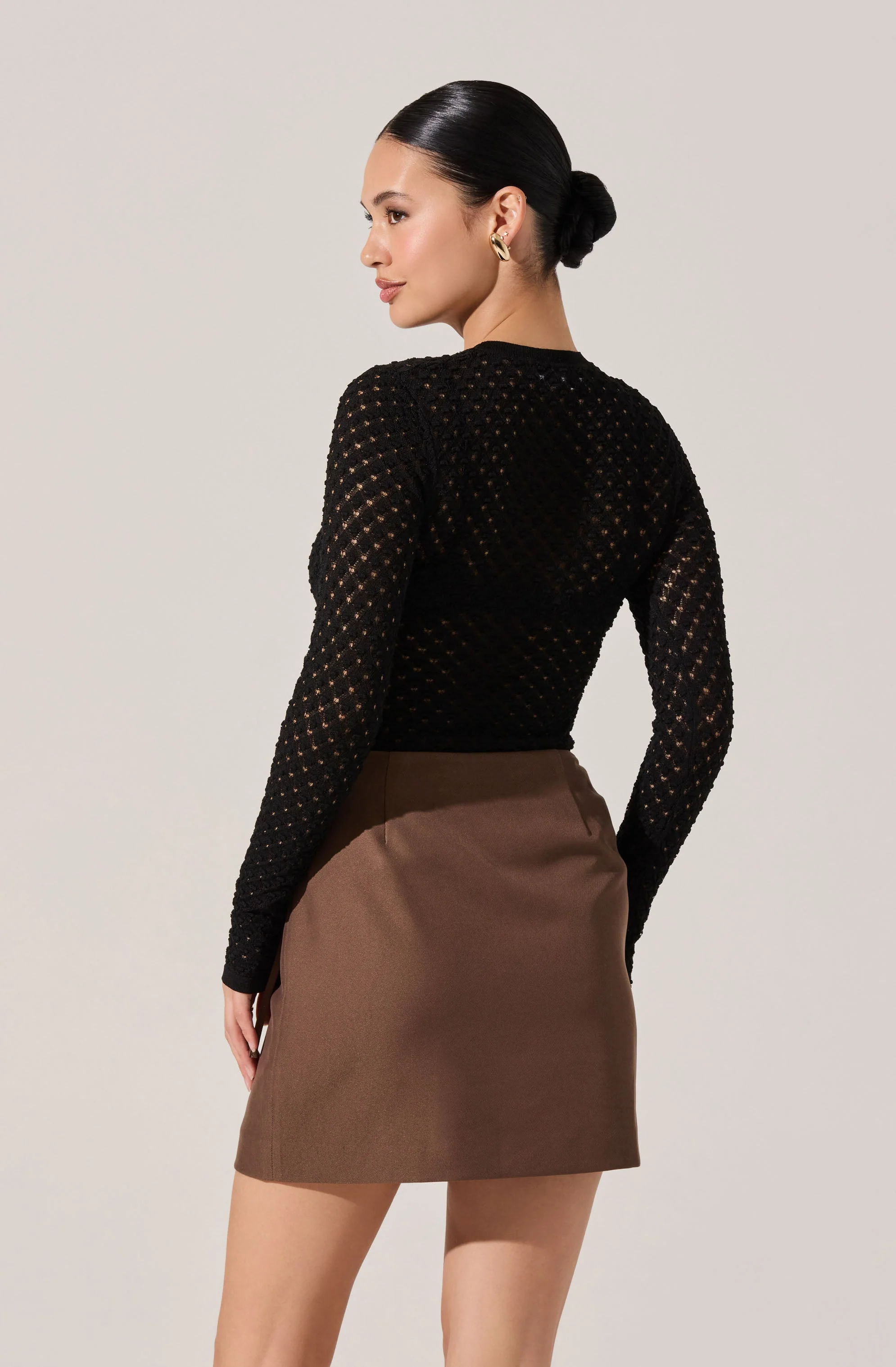 Dex Textured Sweater Top - Image 3